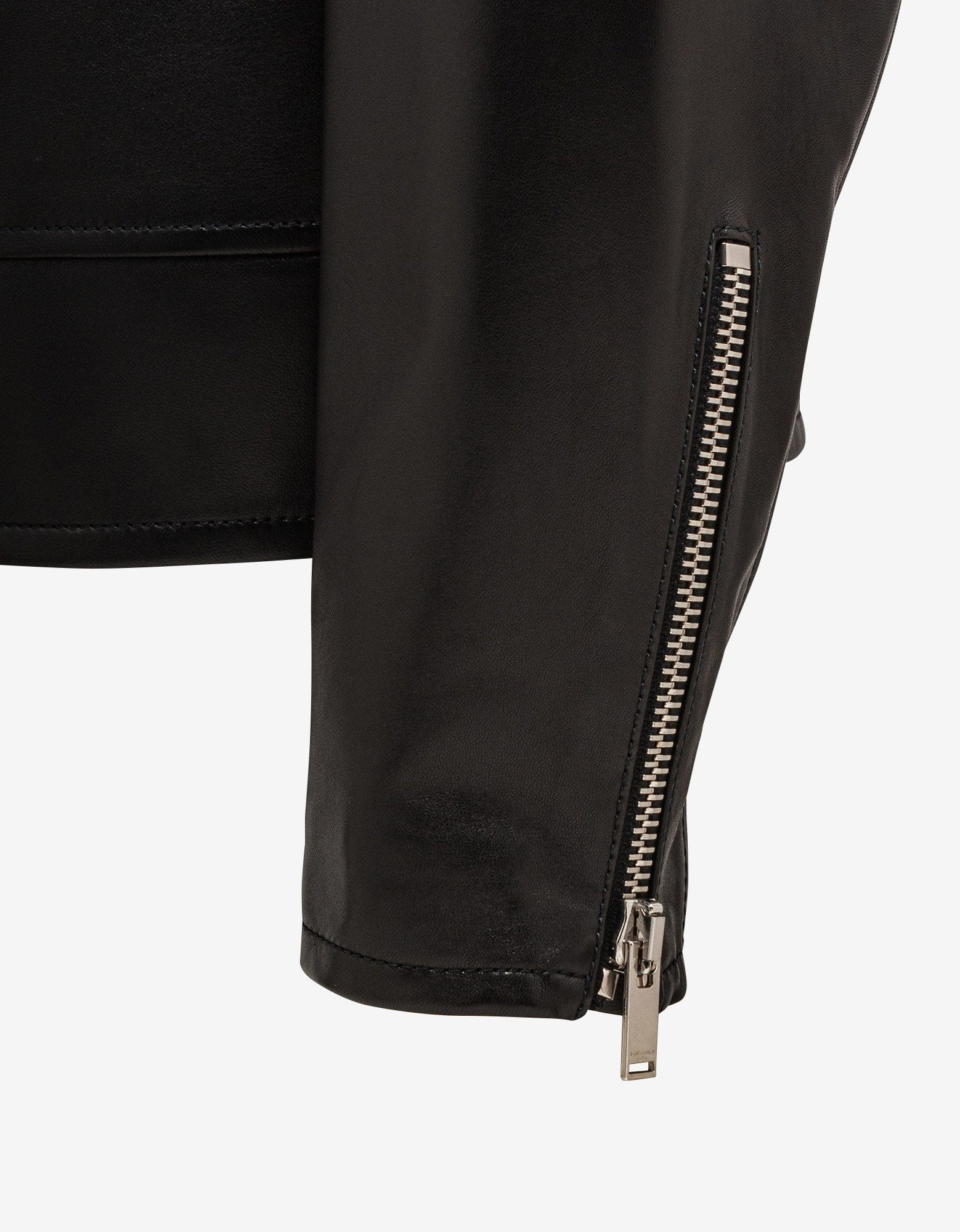 Saint Laurent Black Motorcycle Jacket - 5
