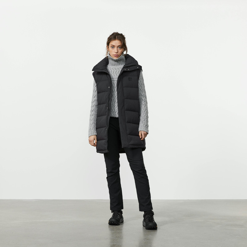 66°NORTH Krafla Long-length down vest (Unisex) outlook
