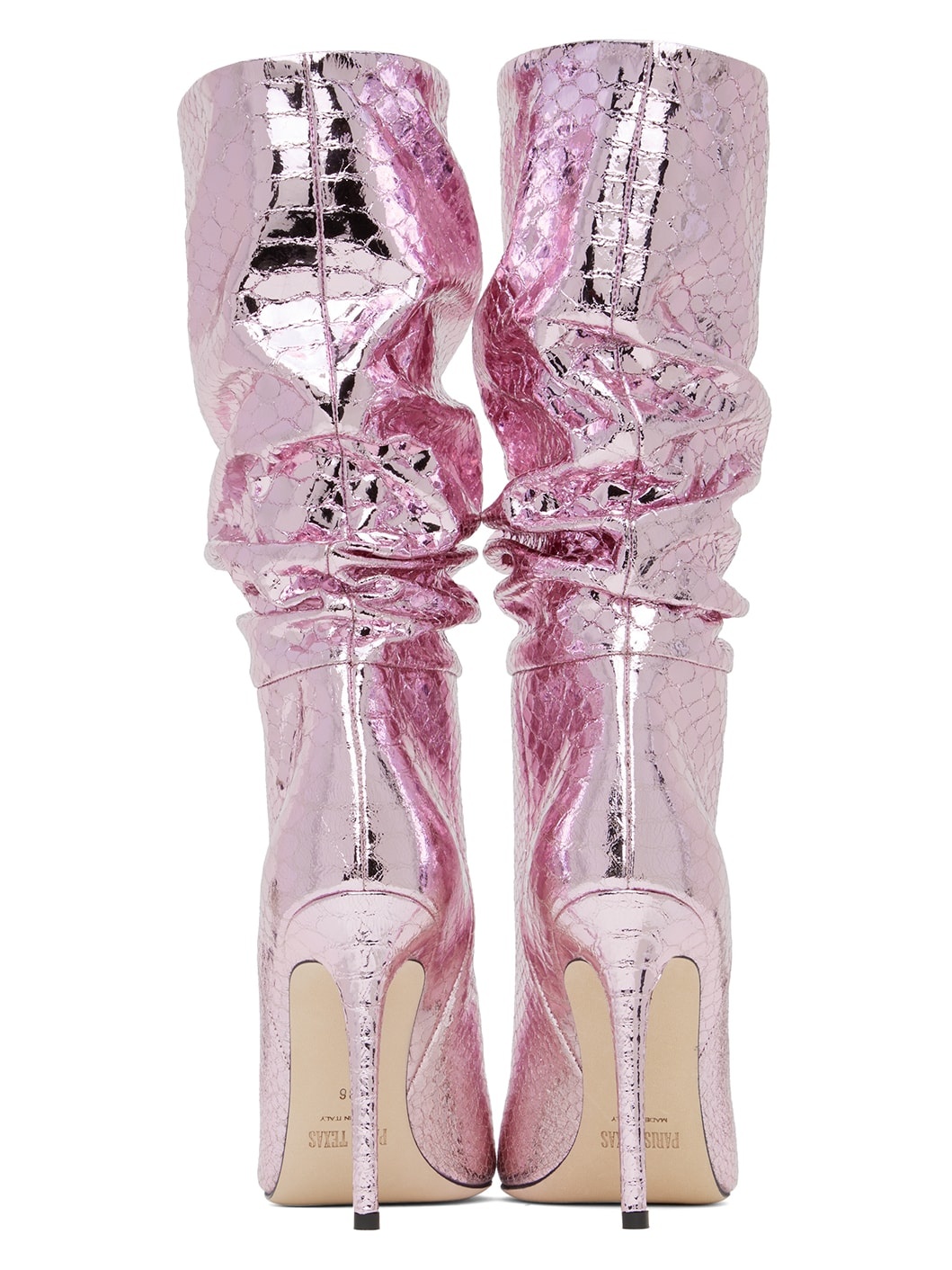 Pink Slouchy Boots - 2