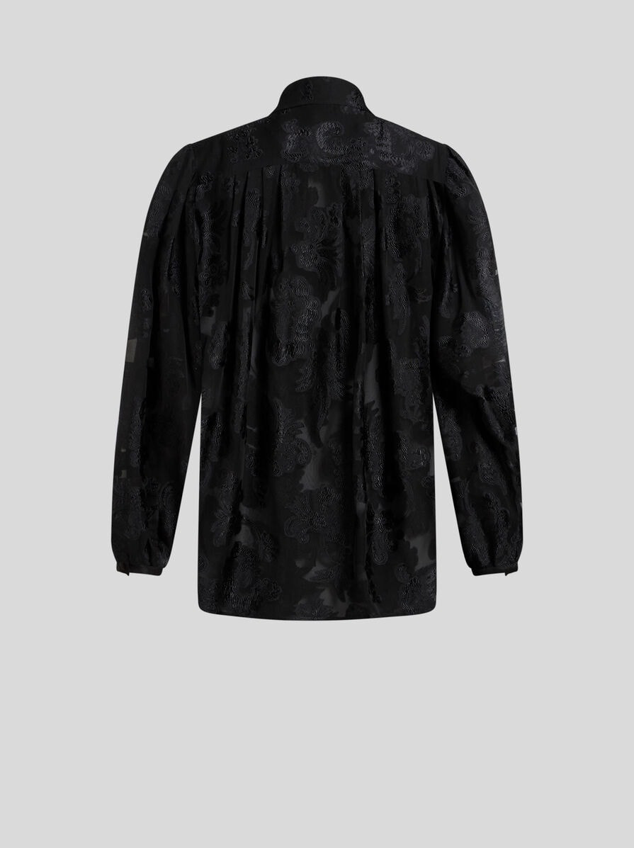 FIL COUPÉ CHIFFON SHIRT - 6
