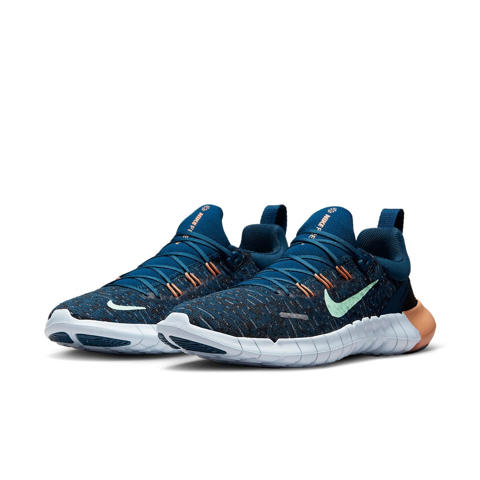 (WMNS) Nike Free RN 5.0 'Blue White Gold' CZ1891-402 - 3