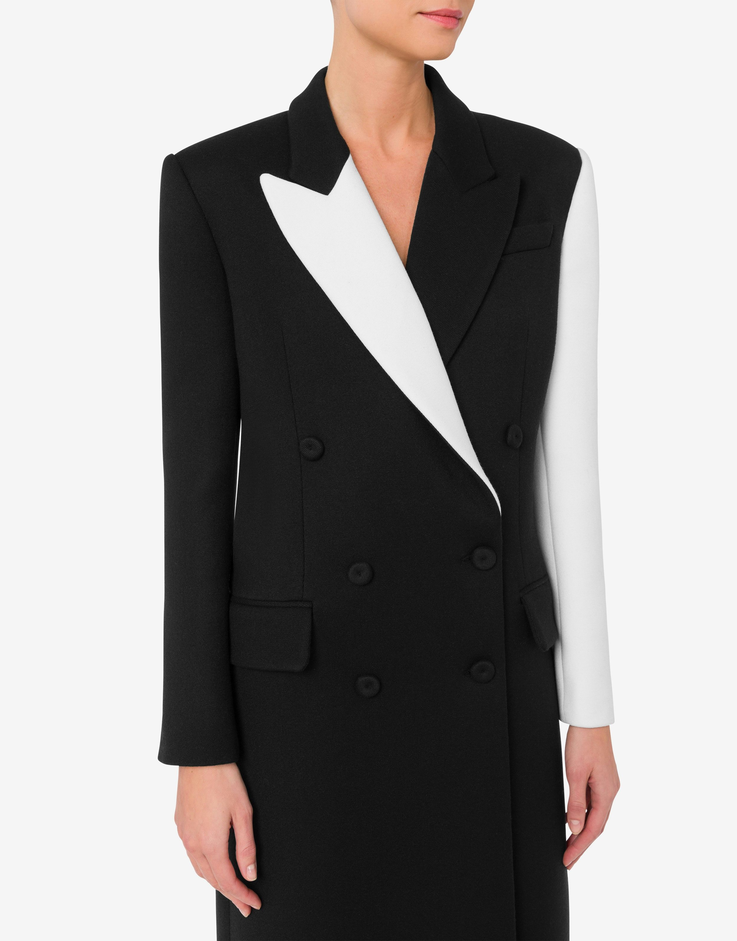 BLACK AND WHITE COAT - 4