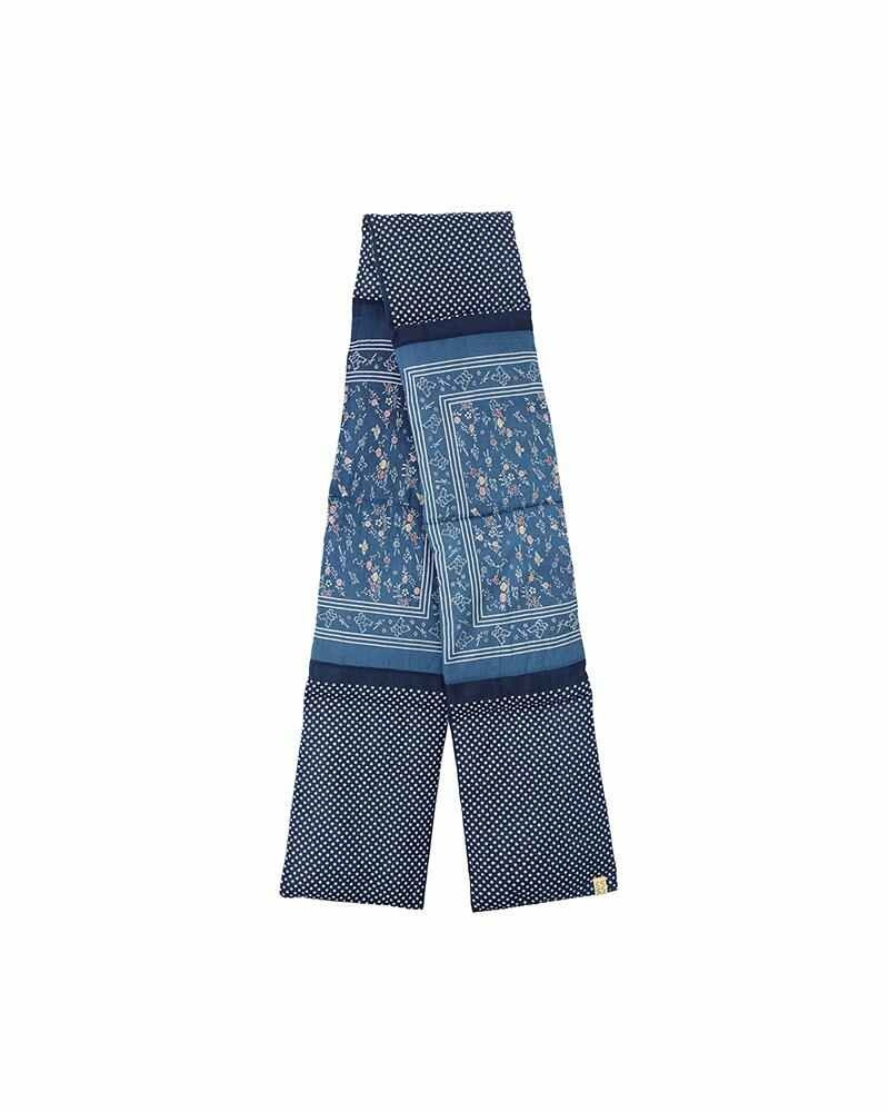 DOWN MUFFLER INDIGO P.W. (N.D.) DK.INDIGO 1