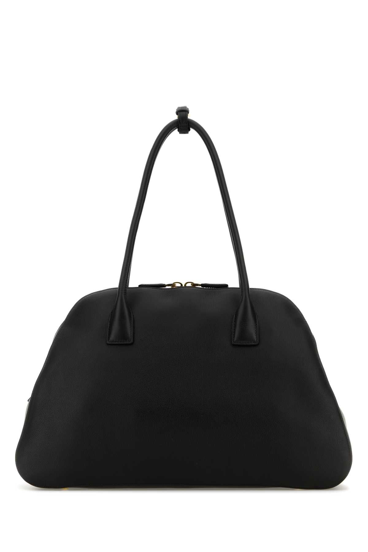 Prada Women Black Leather Medium Shopping Bag - 3