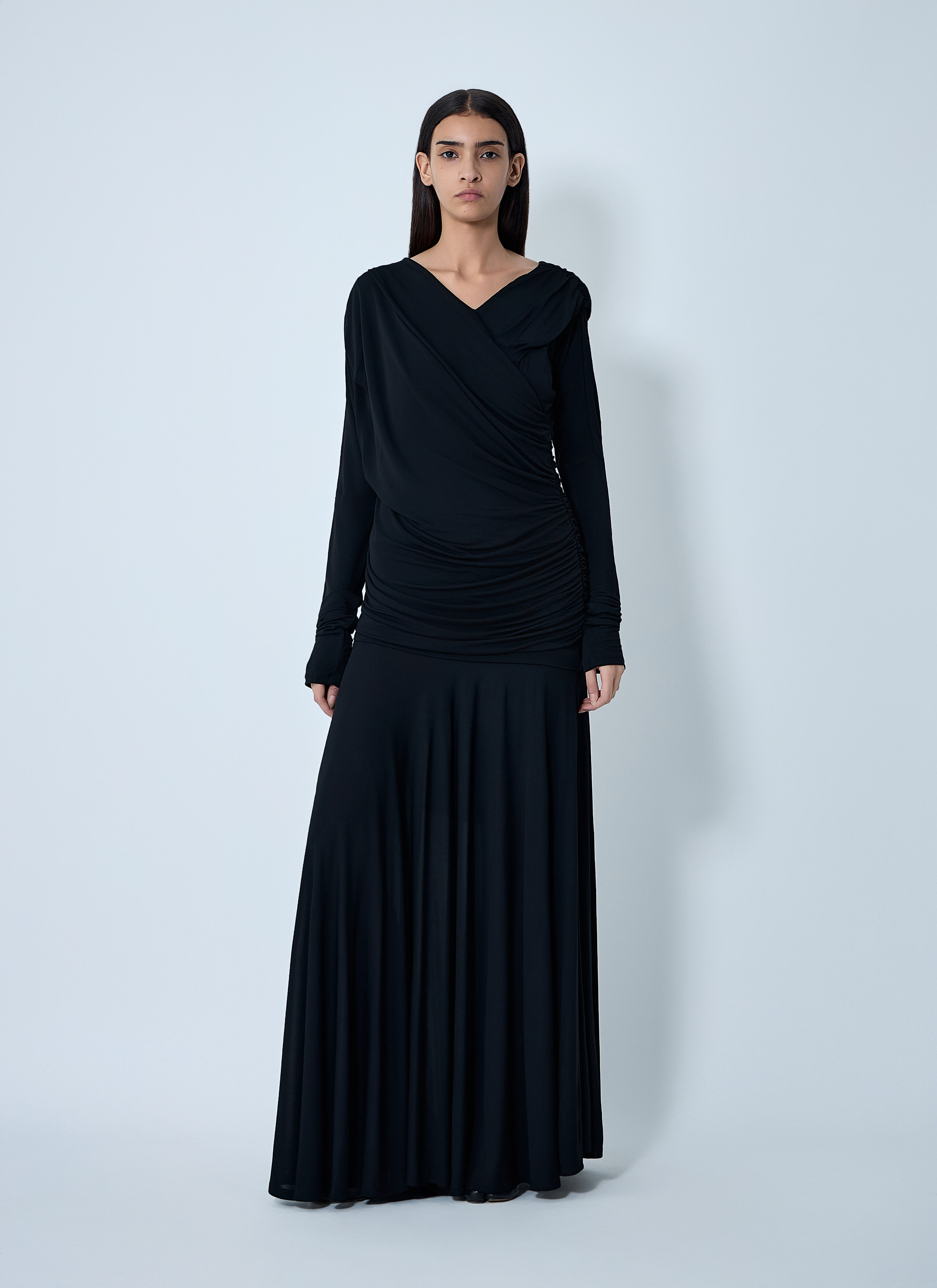 Ruched Maxi Dress - 2