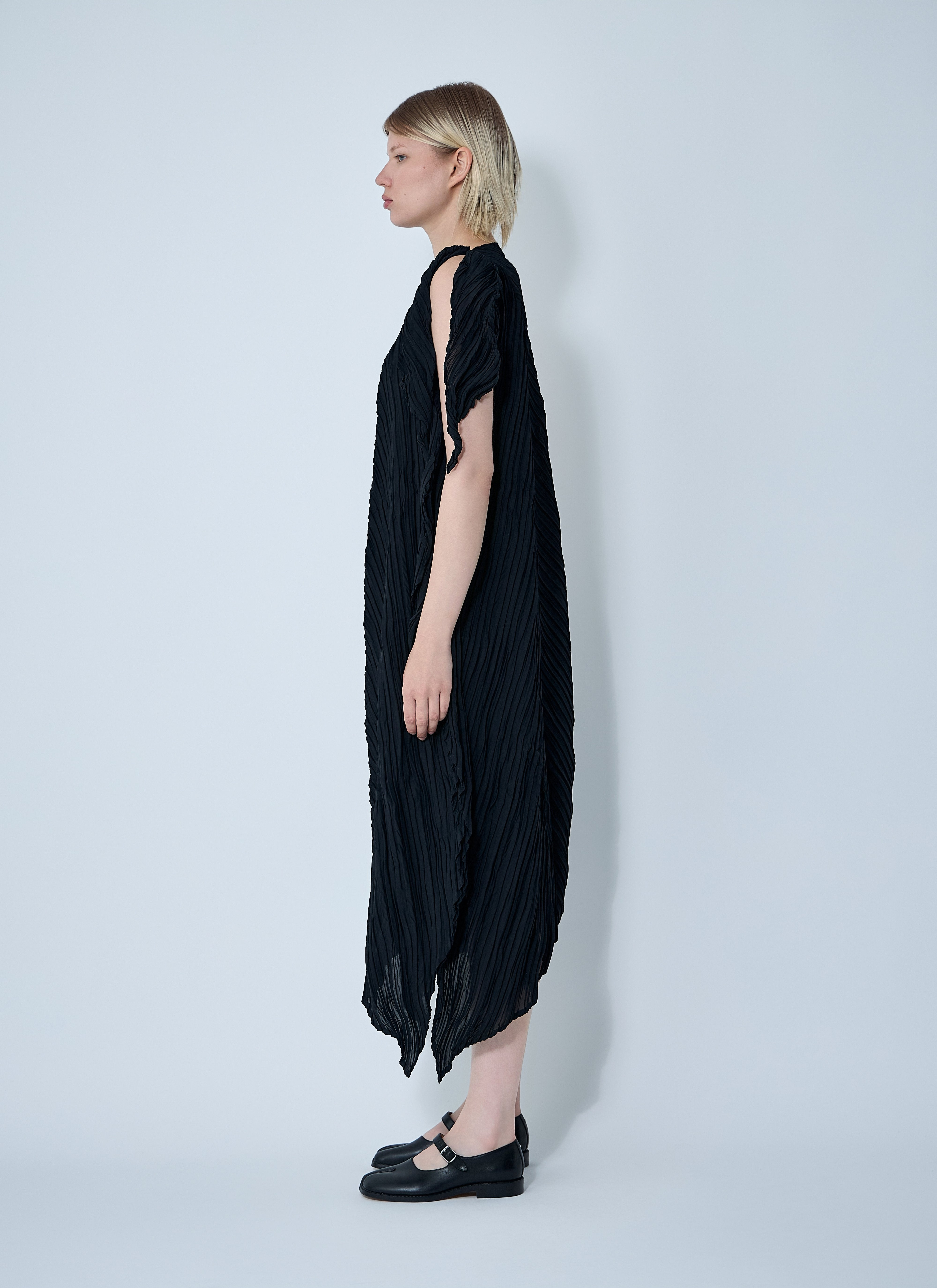 Issey Miyake Women Wrinkled And Twisted Dress - 3