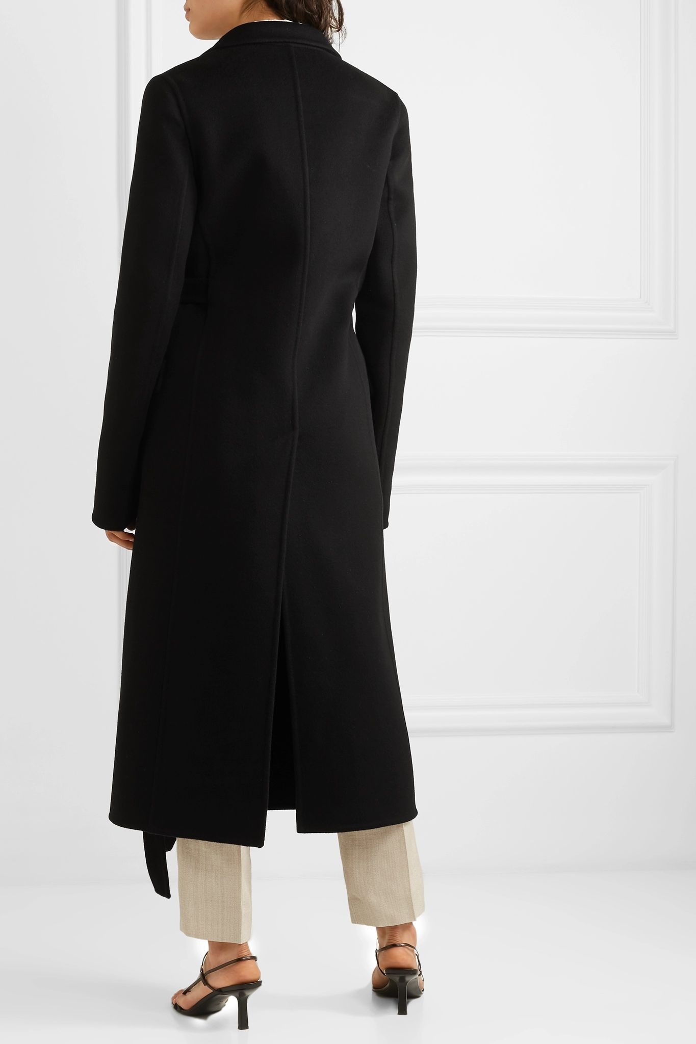 Belted wool coat  - 4