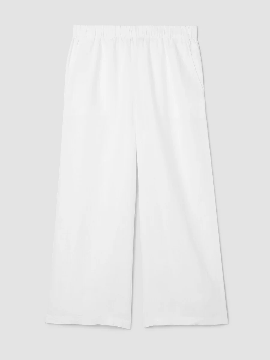Organic Linen Wide-Leg Pant - 1