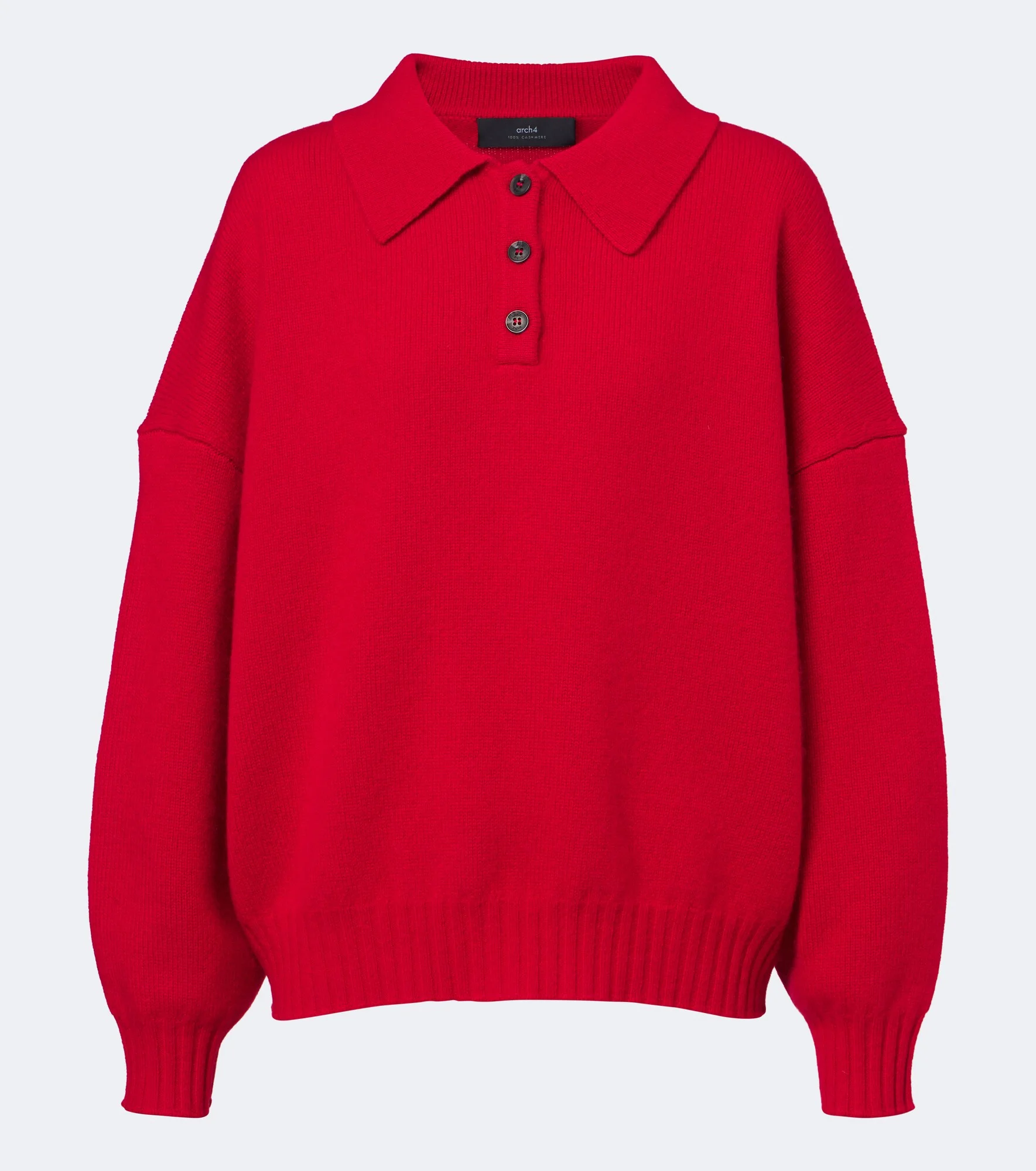 Kings Road cashmere polo sweater - 1