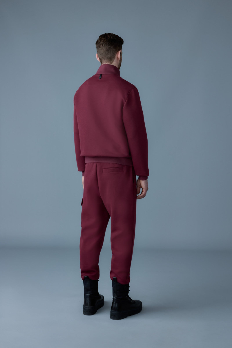 COLLIN-R Nano Down Mixed Media Bomber Jacket 4