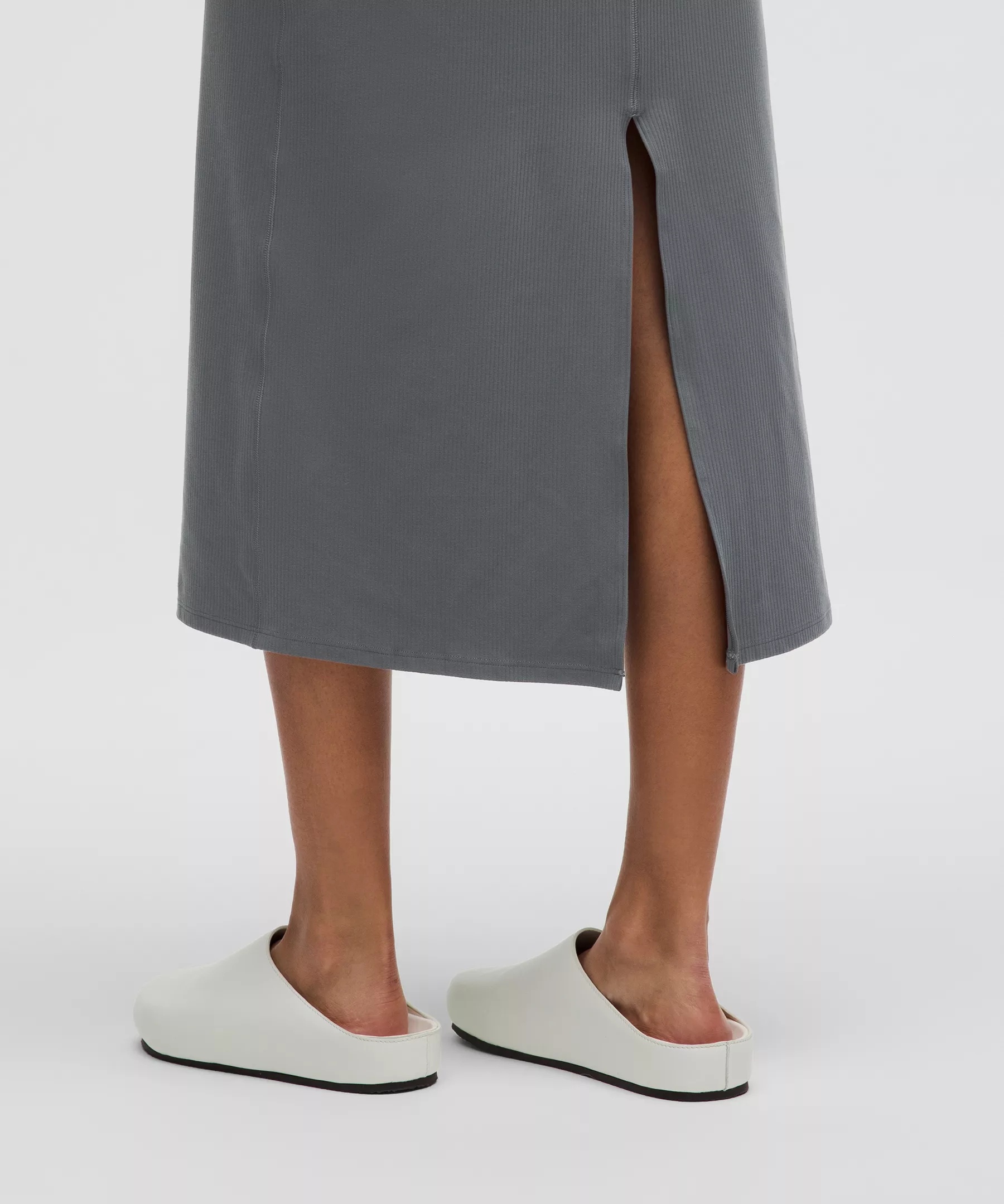 All Aligned Ribbed Midi Dress - 4