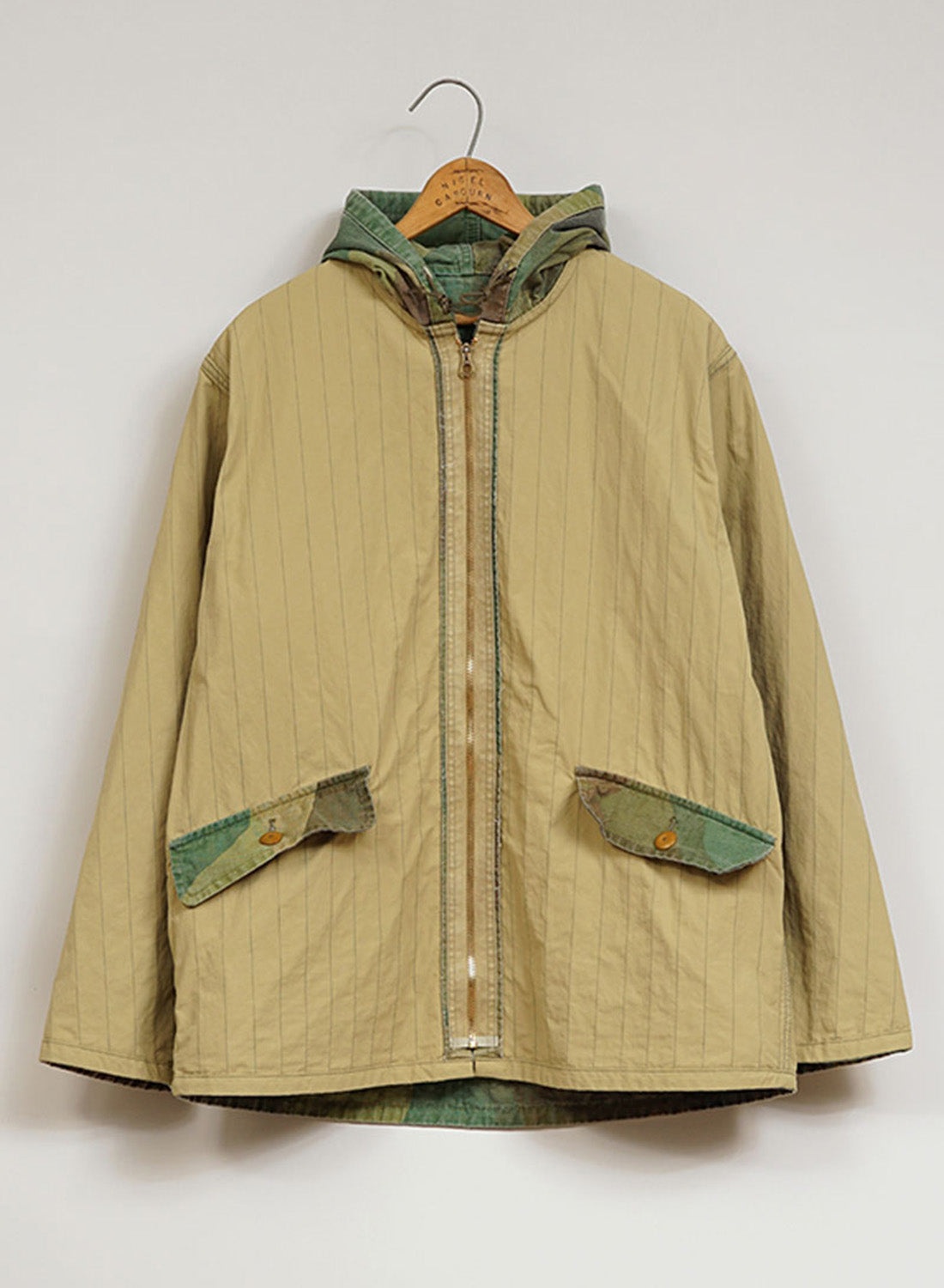 USMC Parka Reversible Fade Camo in Green - 2