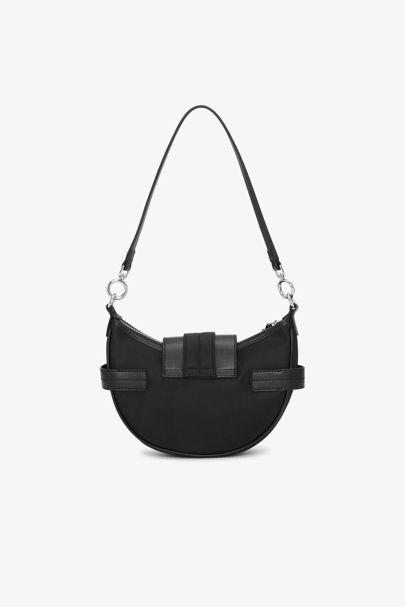 BLACK SMALL BUCKY CROSSBODY BAG 2