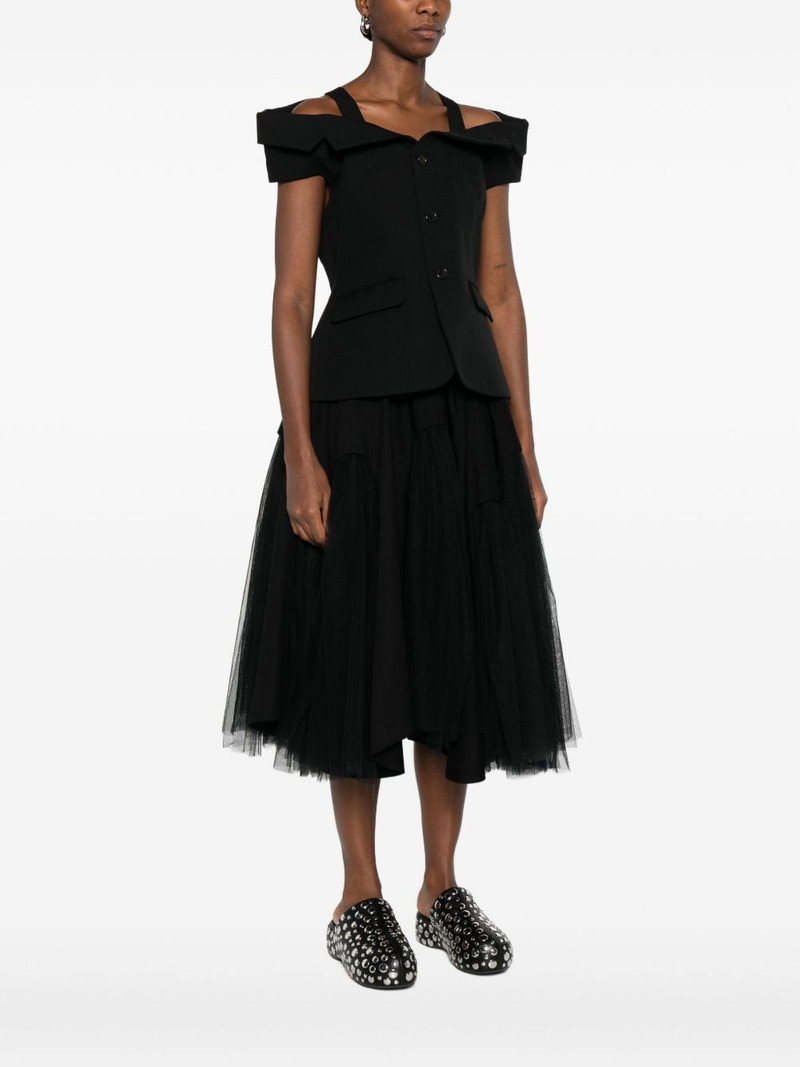 off-the-shoulder fitted jacket 3