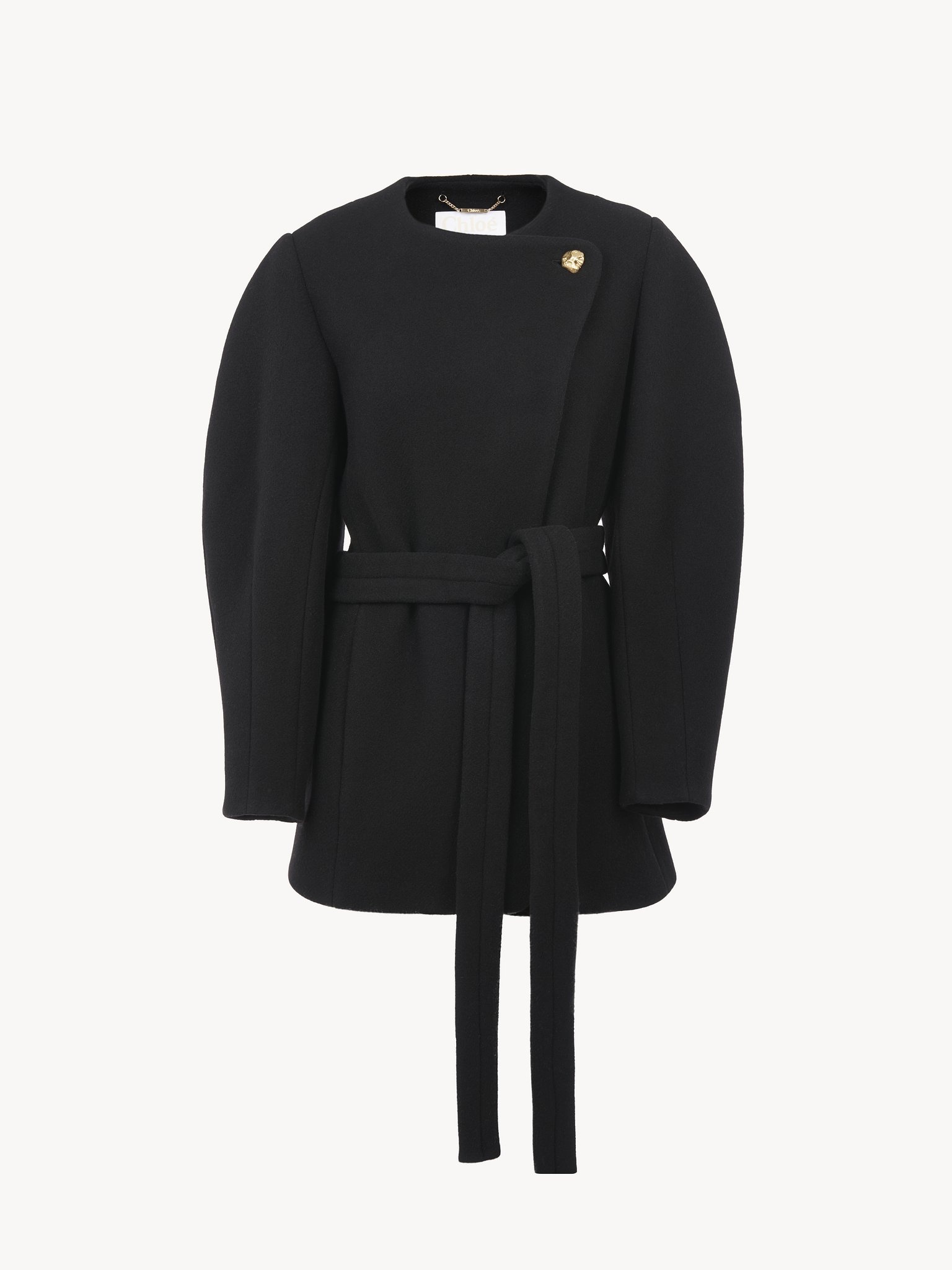SHORT WRAP COAT - 2