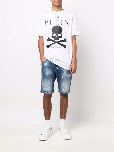 PHILIPP PLEIN skull-print short-sleeved T-shirt outlook