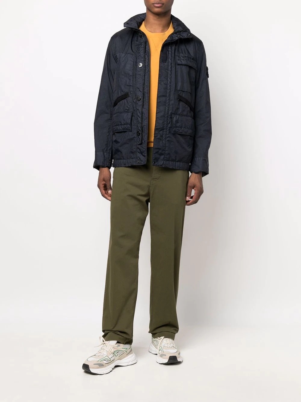 patch pocket field jacket - 2