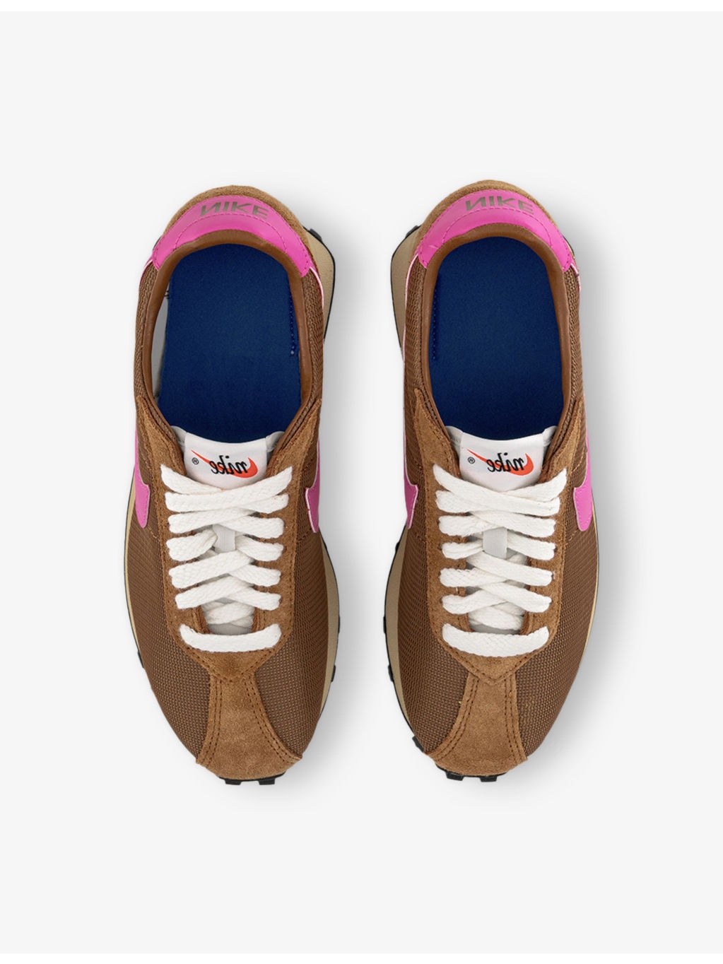 LD 1000 Logo-Embroidered Suede and Mesh Low-Top Trainers - 2