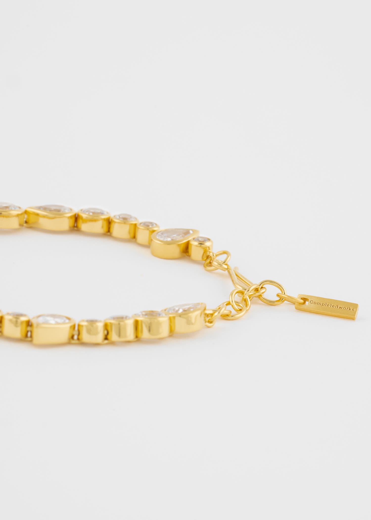 Cubic Zirconia and Gold Vermeil Bracelet by Completedworks - 3