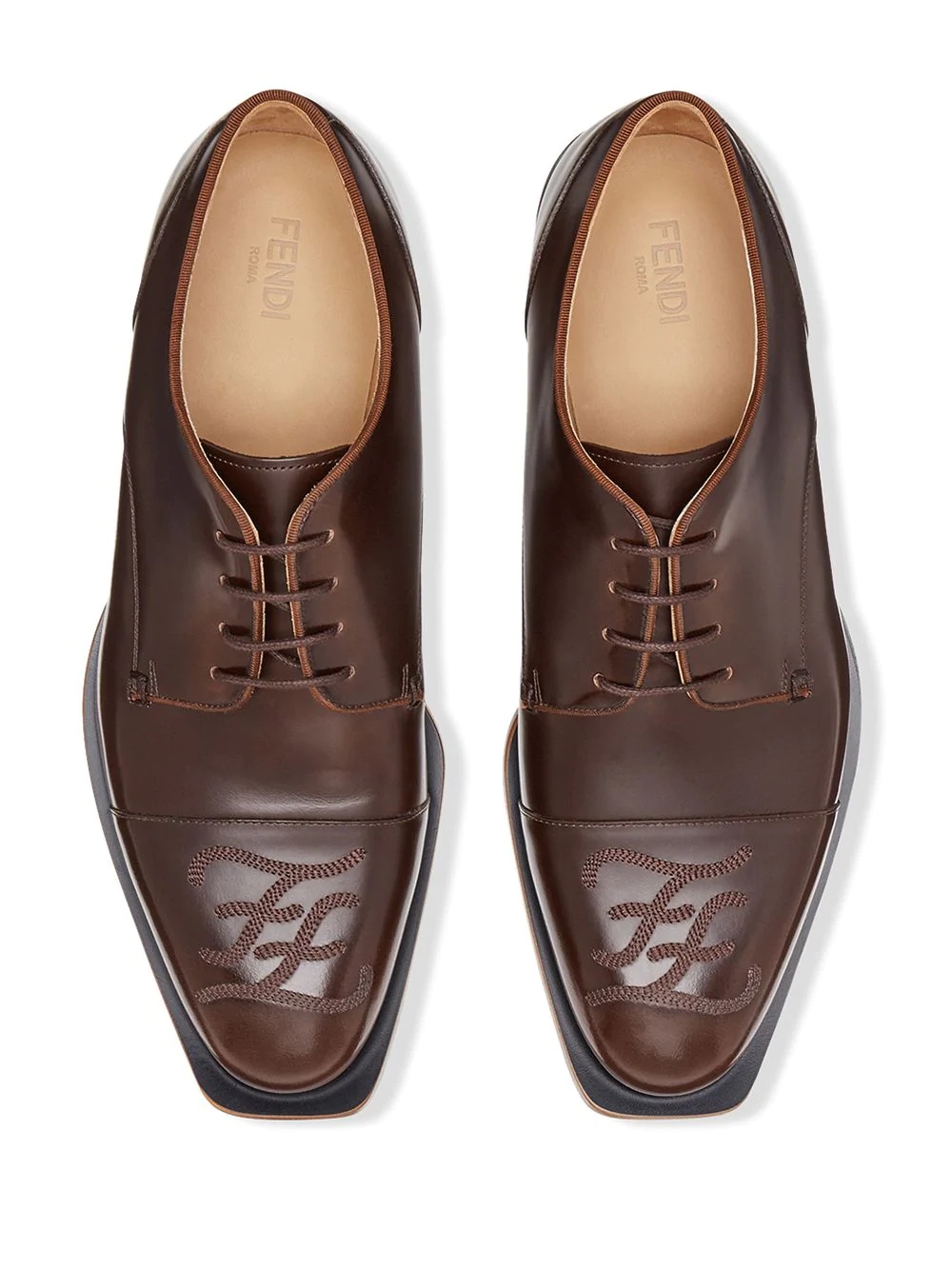 Karligraphy derby shoes - 4