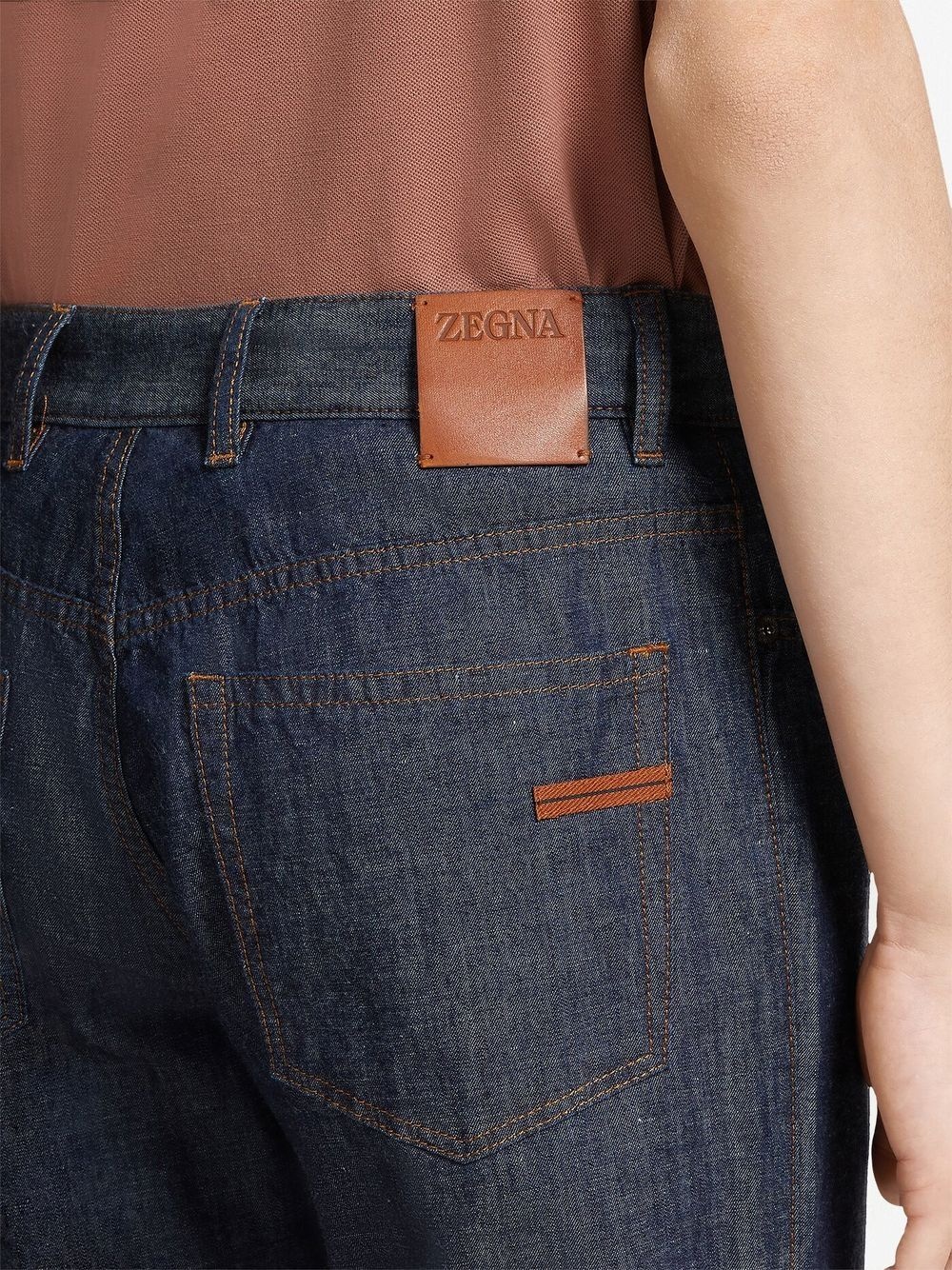 mid-rise slim-fit jeans - 8