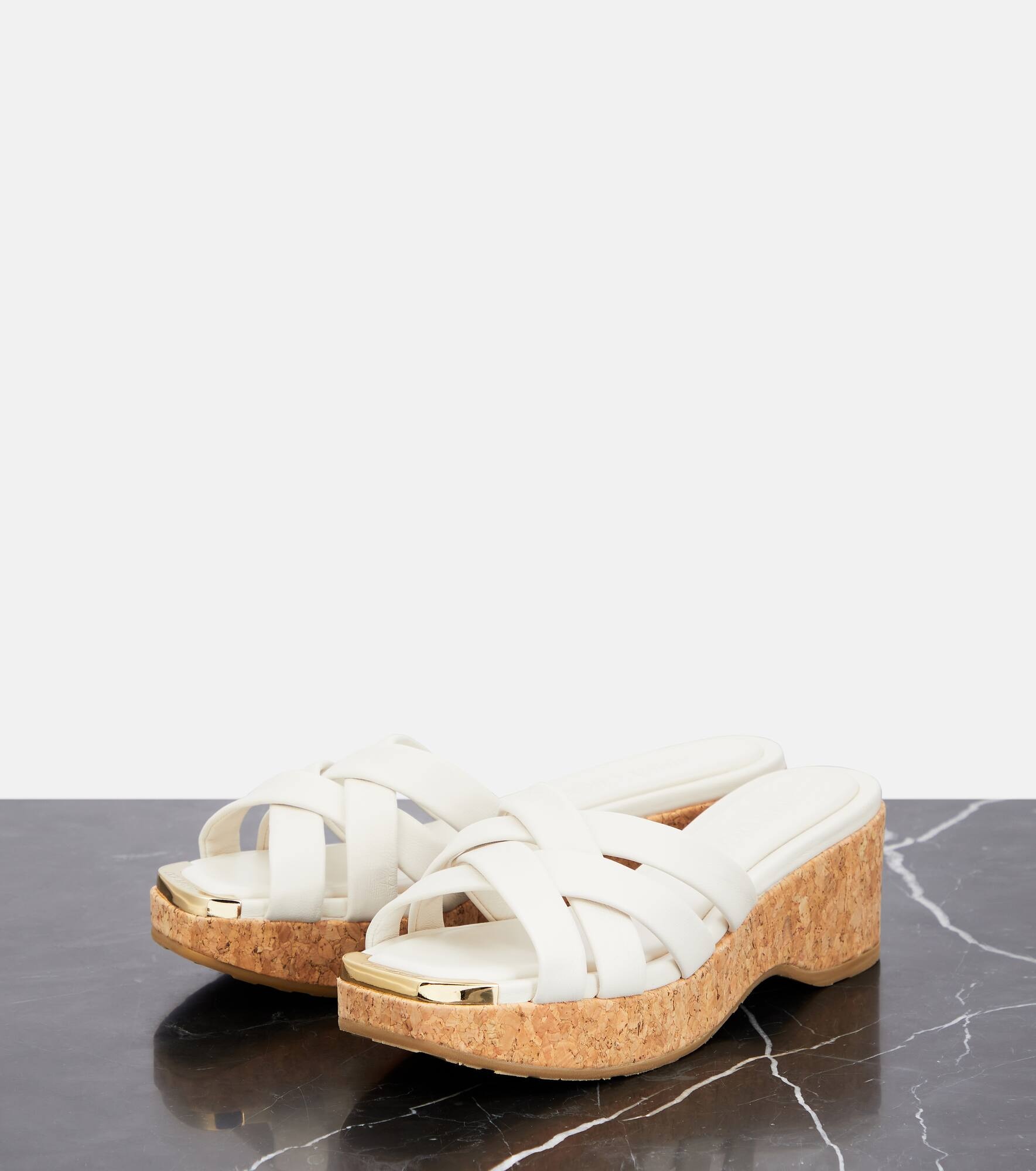 Maribou 50 leather sandals - 5