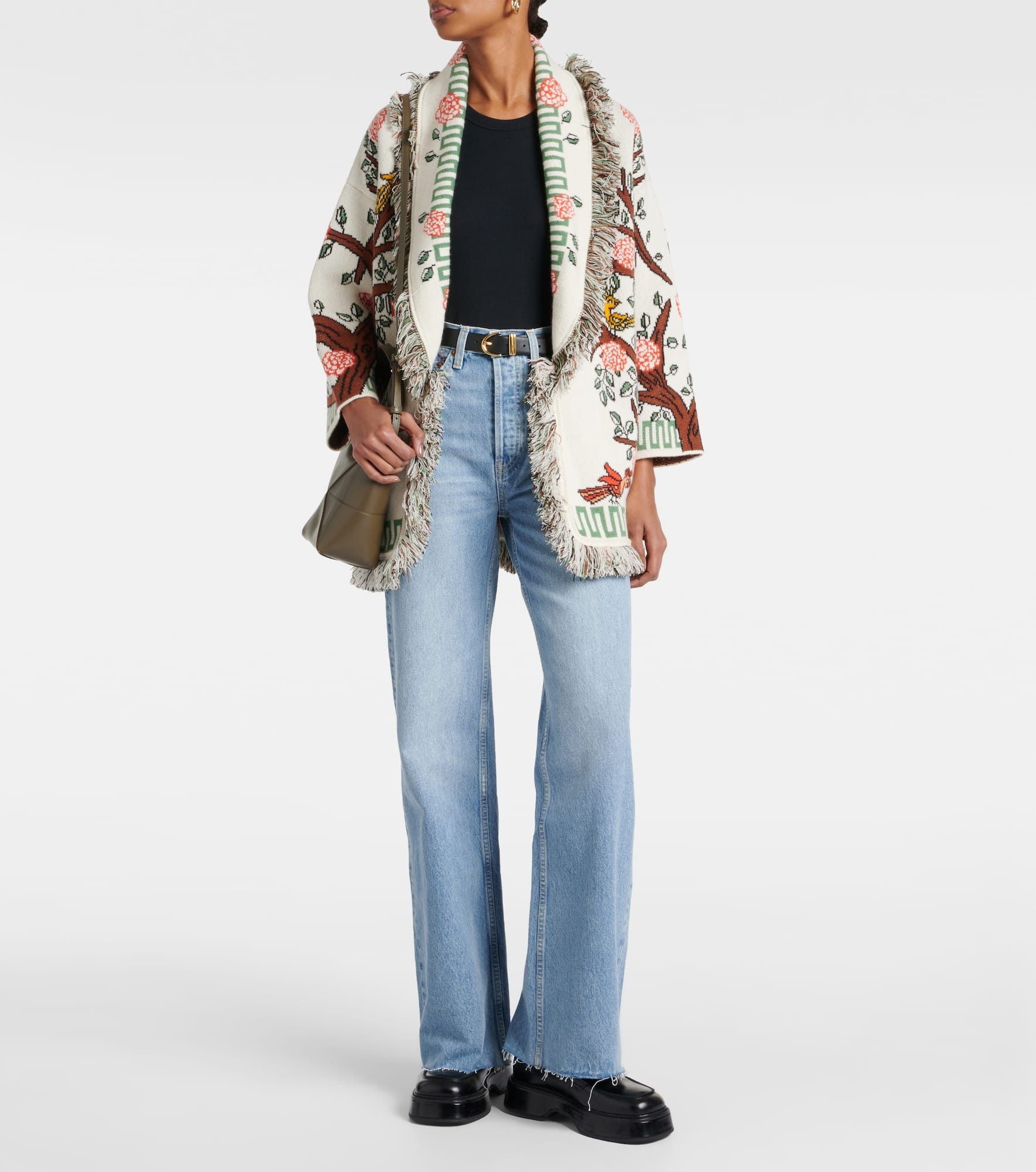 High-rise wide-leg jeans - 2