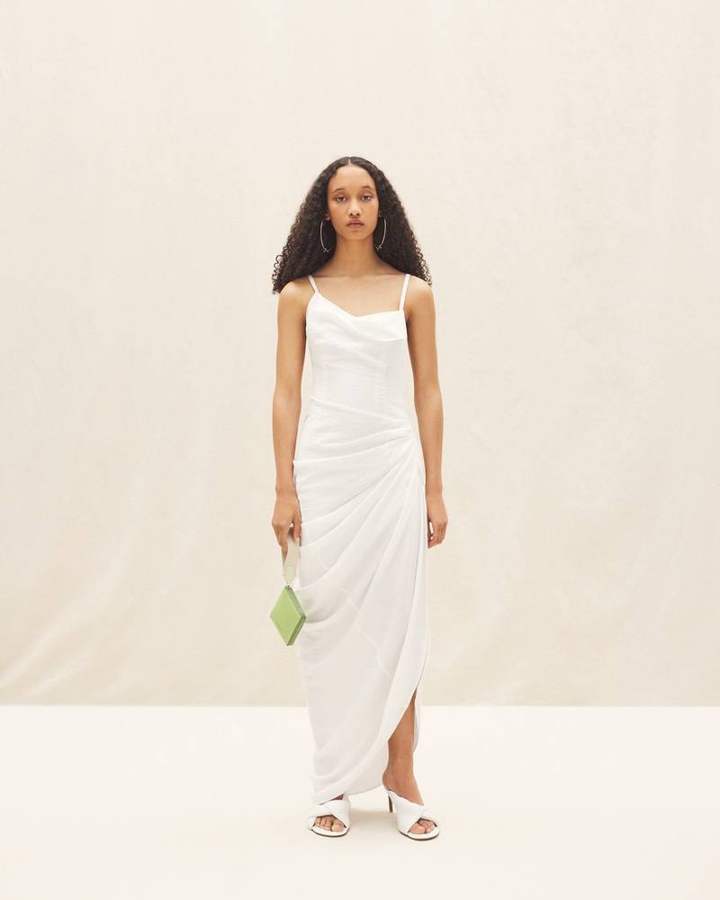 JACQUEMUS La robe Saudade longue outlook