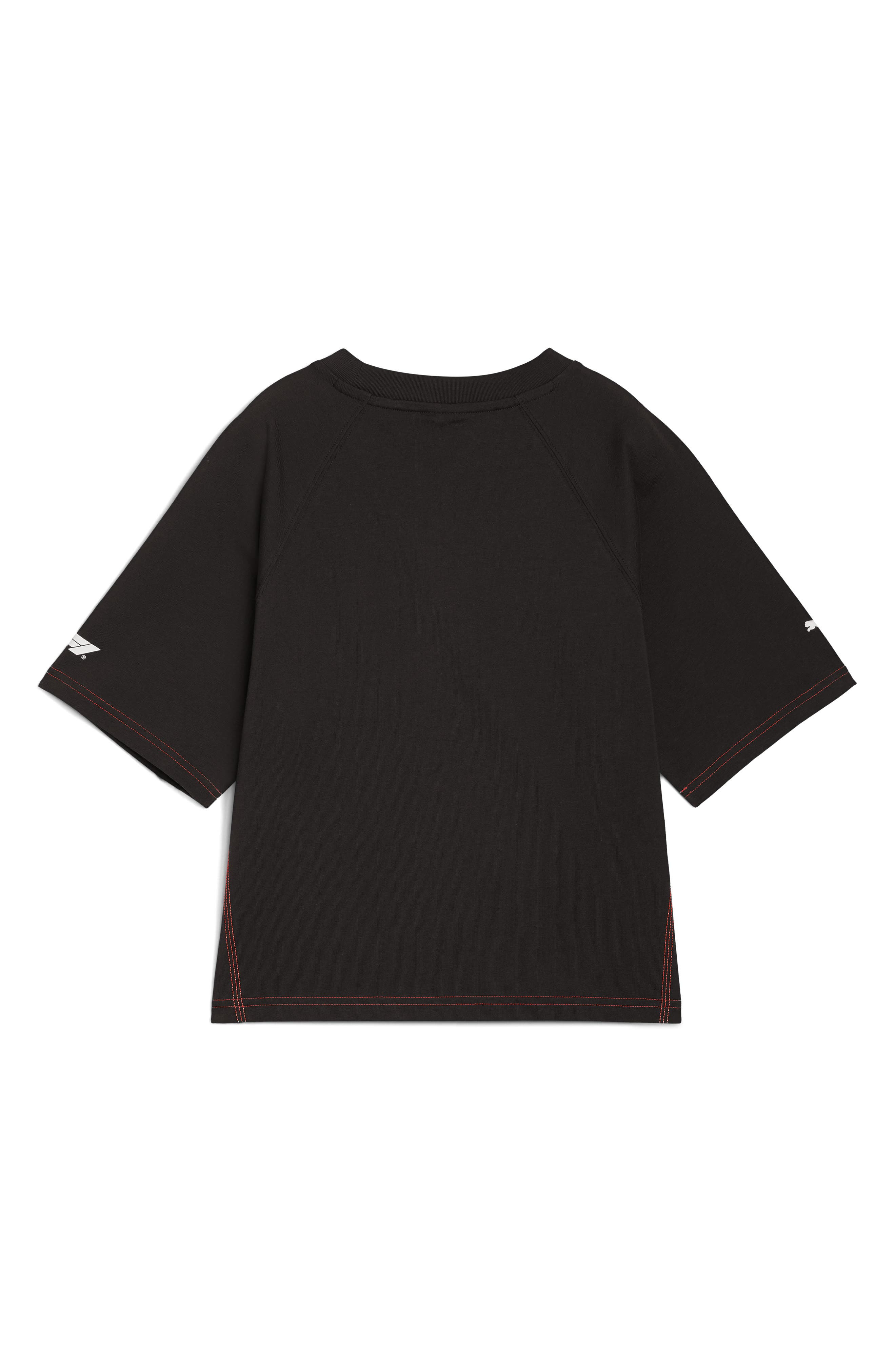 PUMA Formula 1® Raglan Sleeve Cotton T-Shirt in Puma Black at Nordstrom - 4