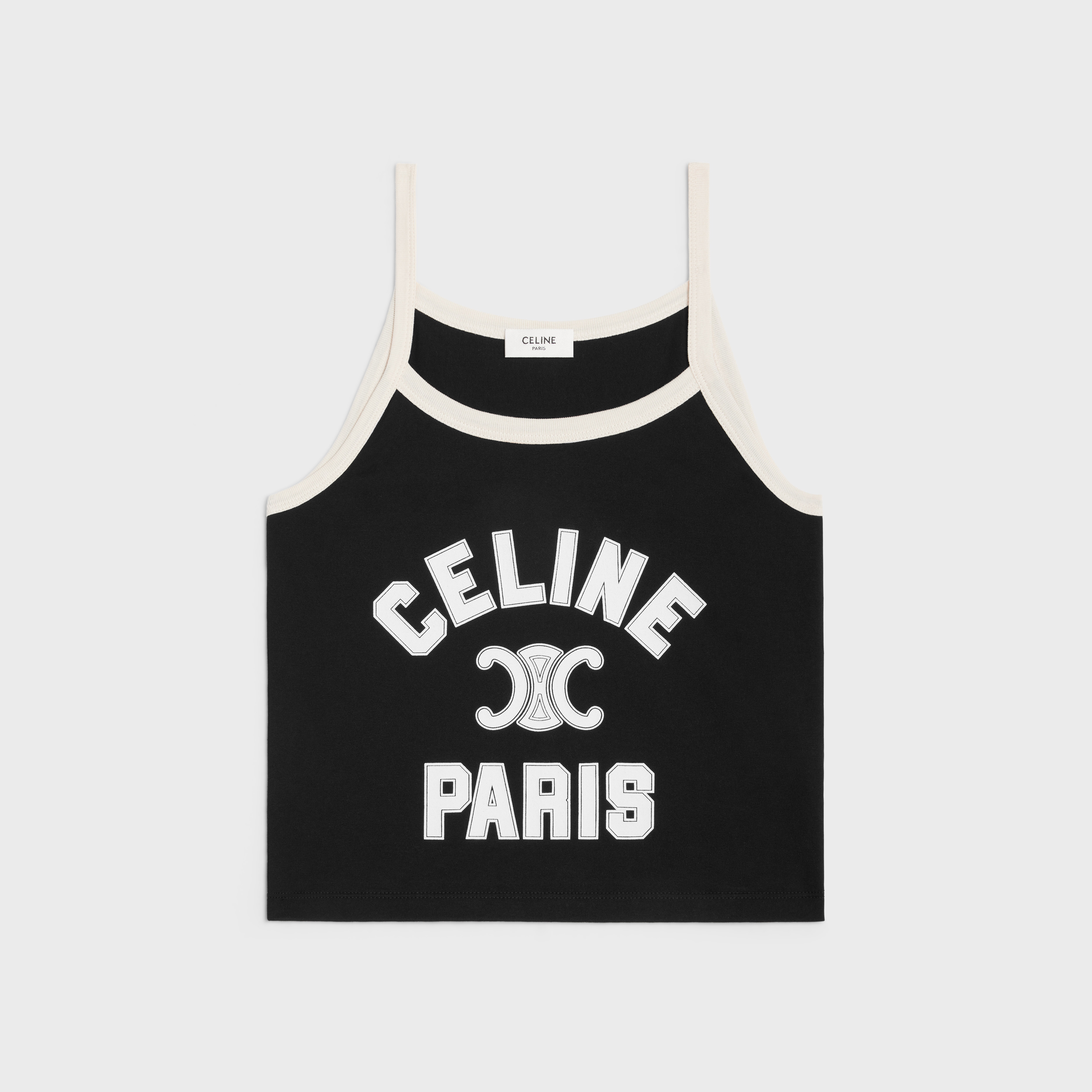 celine paris tank top in cotton jersey - 1