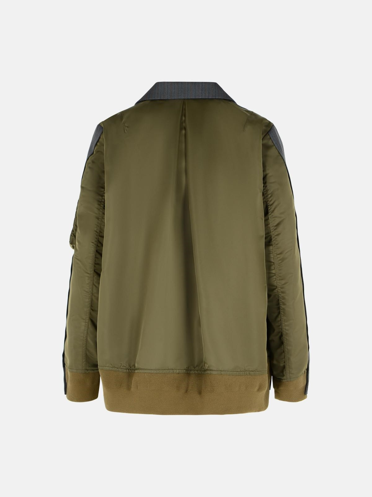 GREY WOOL BLEND JACKET - 3