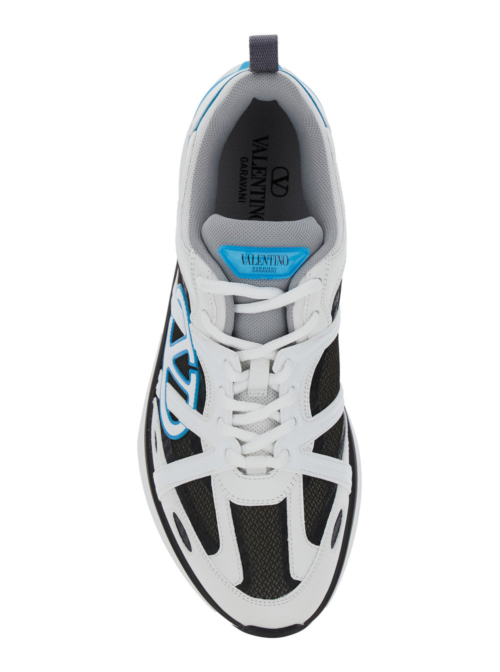 Valentino Garavani Men 'Easyjog' White Sneakers With Vlogo Detail In Leather Man - 4