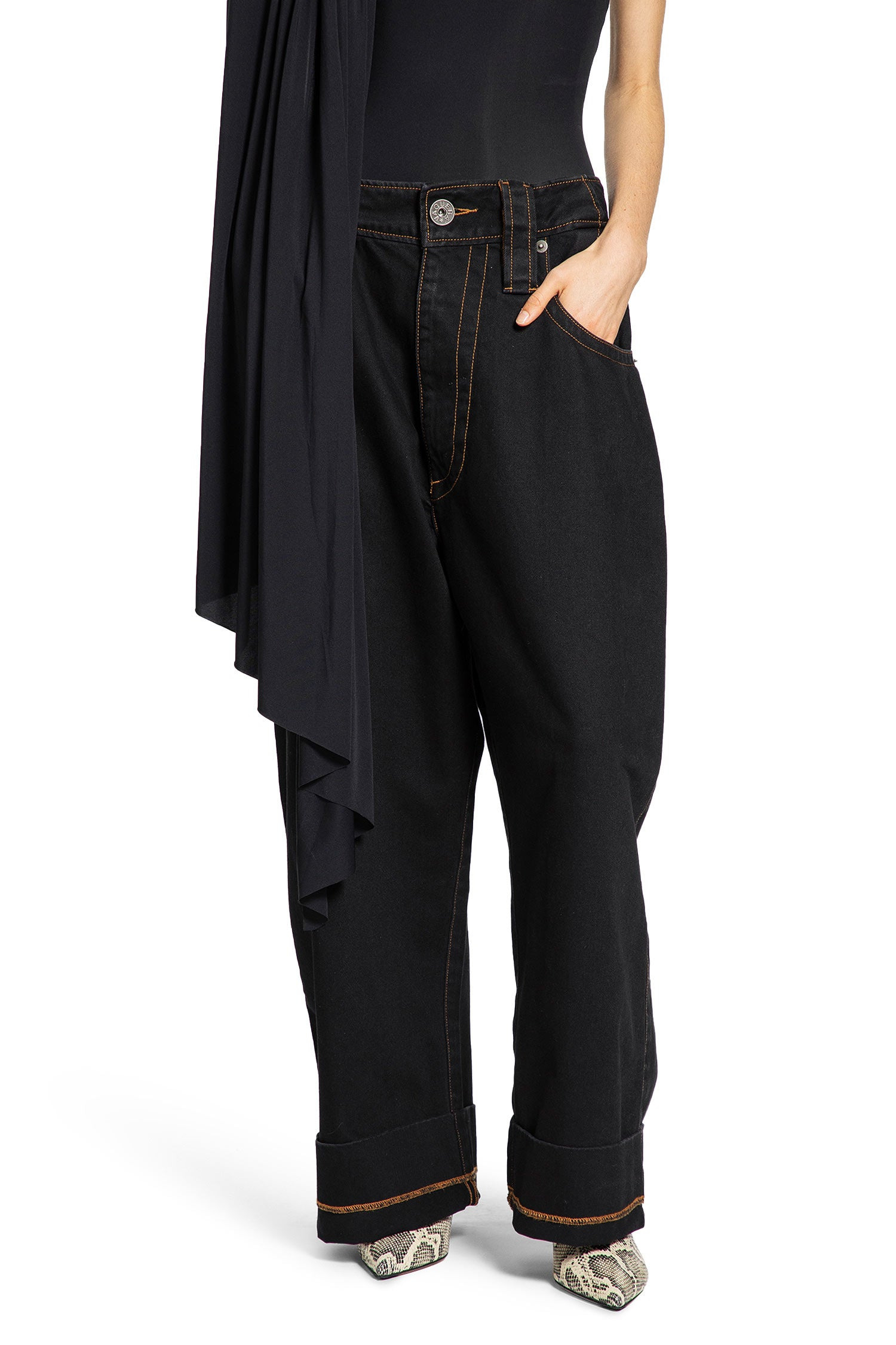 Vaquera Woman Black Jeans - 6