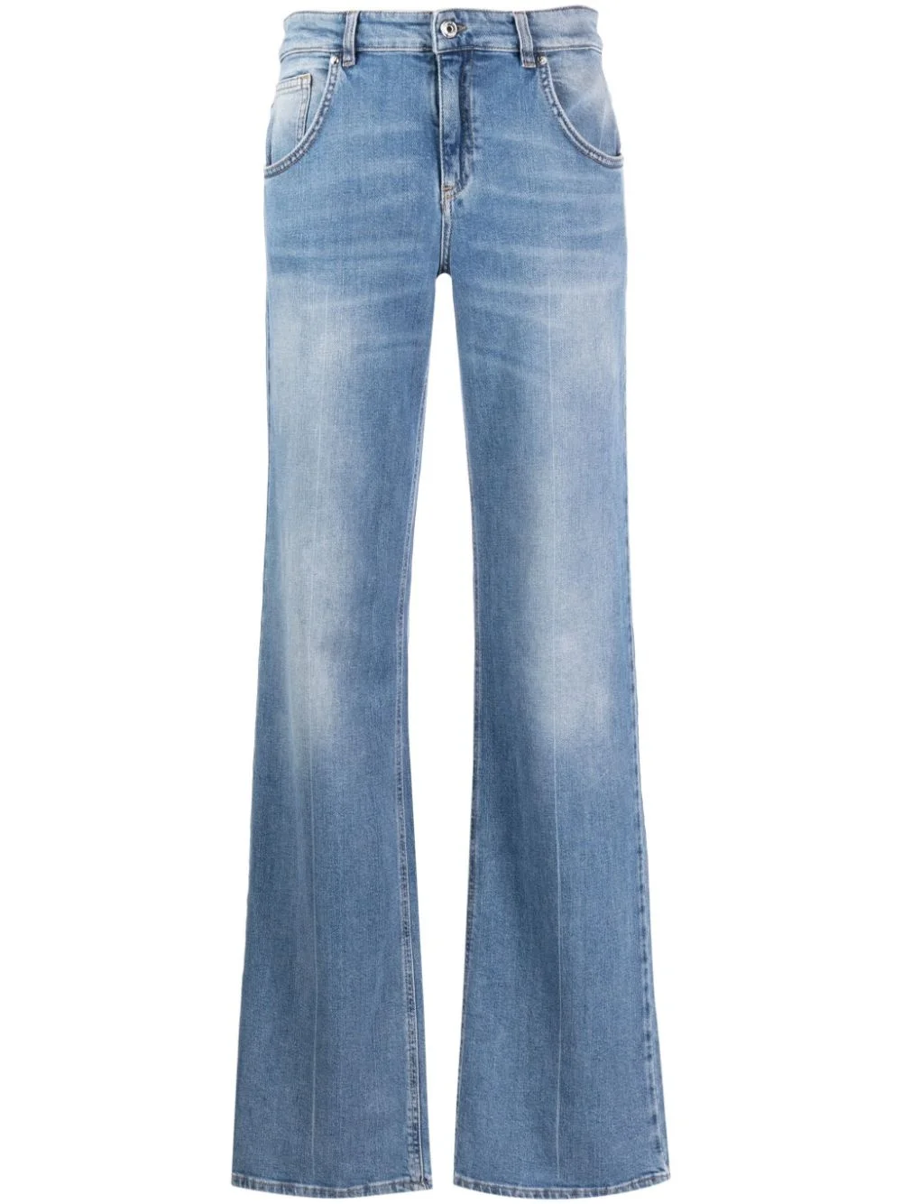 mid-rise flared jeans - 1
