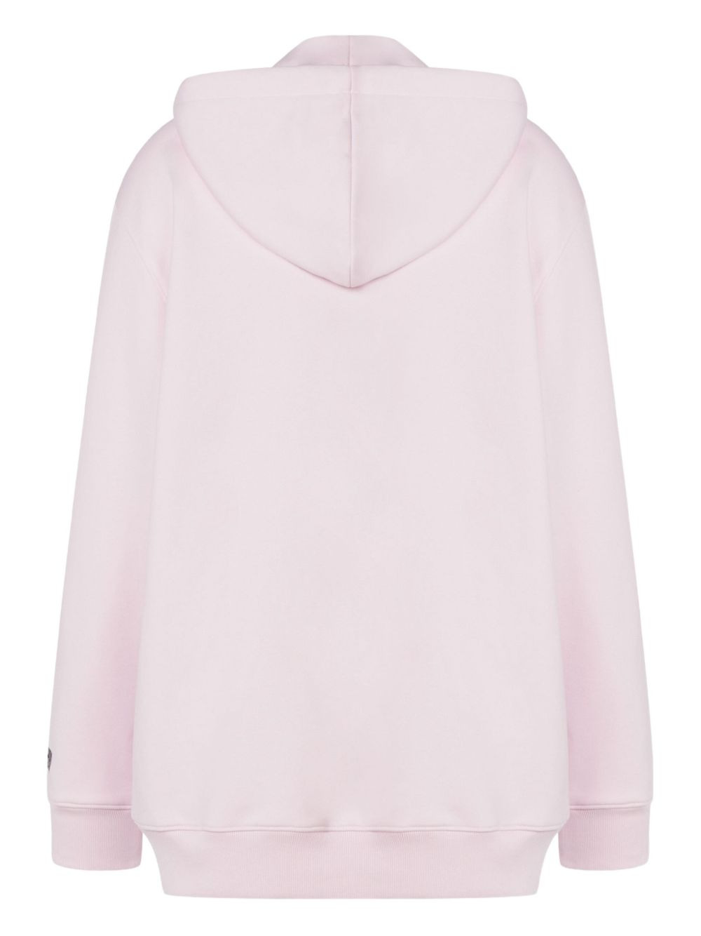 goose-embroidered zip-up hoodie - 2