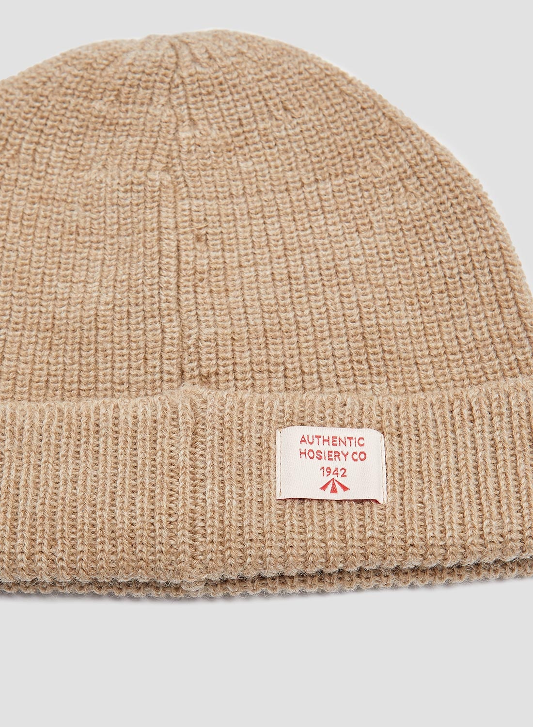 Solid Beanie in Tan - 3