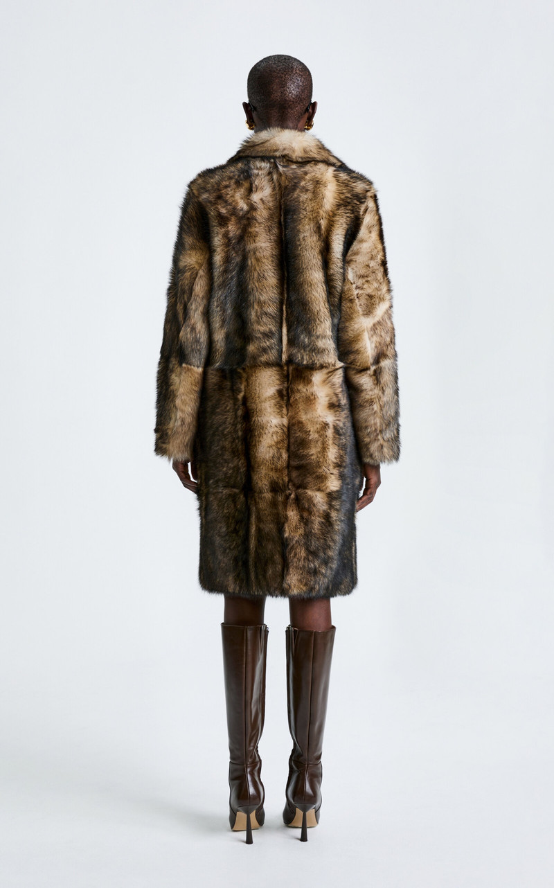 Evita Shearling Coat brown 6