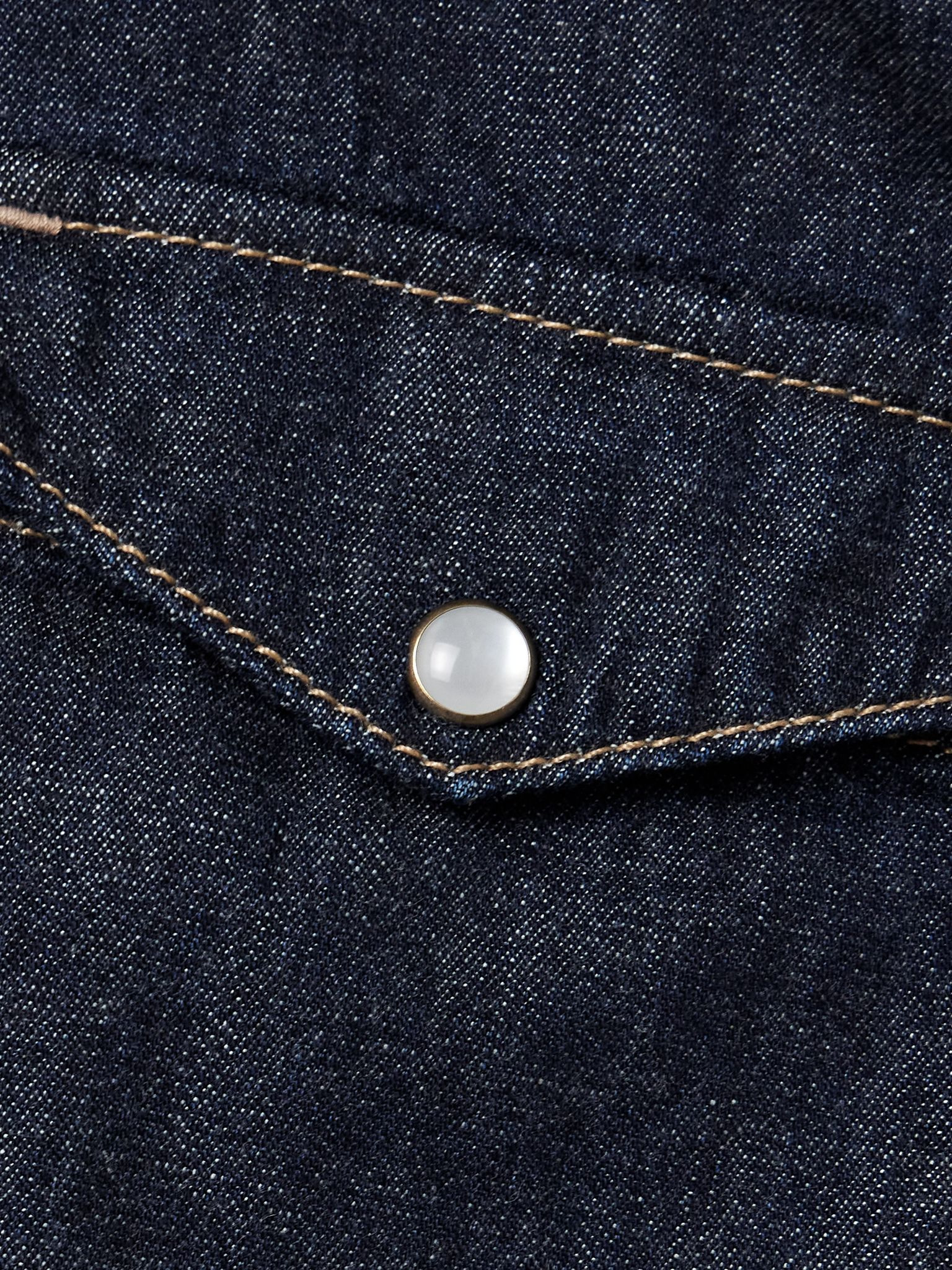 Travis denim shirt Indigo - 5