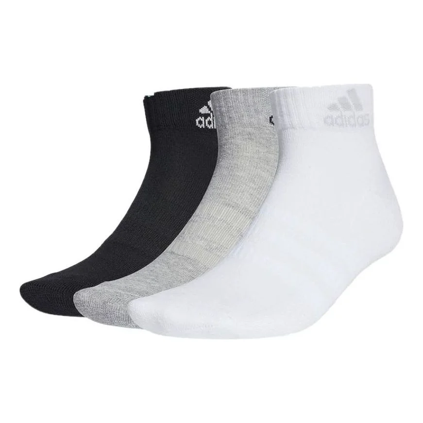 adidas Logo Printing Sports Socks Couple Style 3 Pairs GC7311 - 1