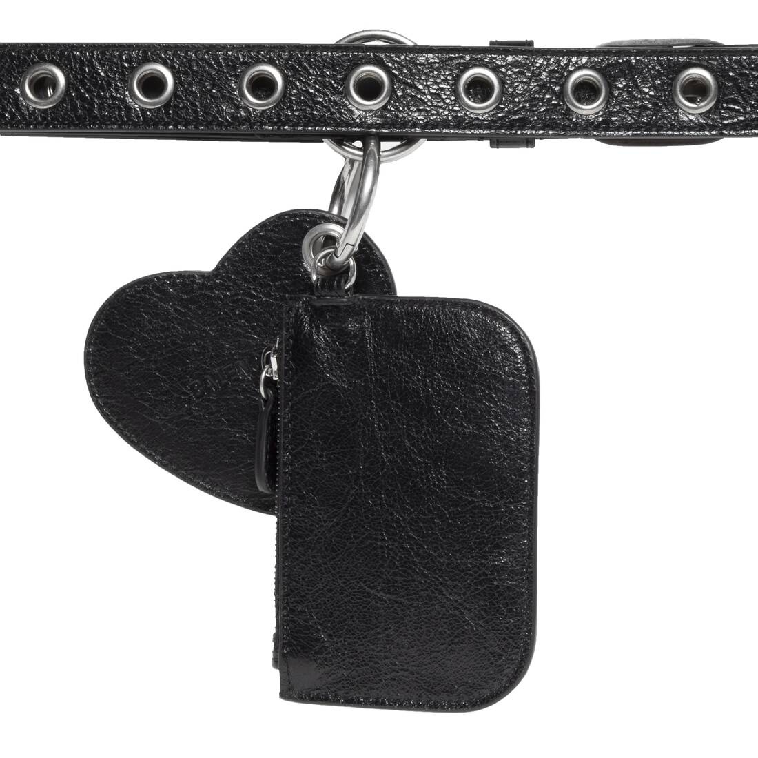 Women's Le Cagole Charms Belt in Black - 5