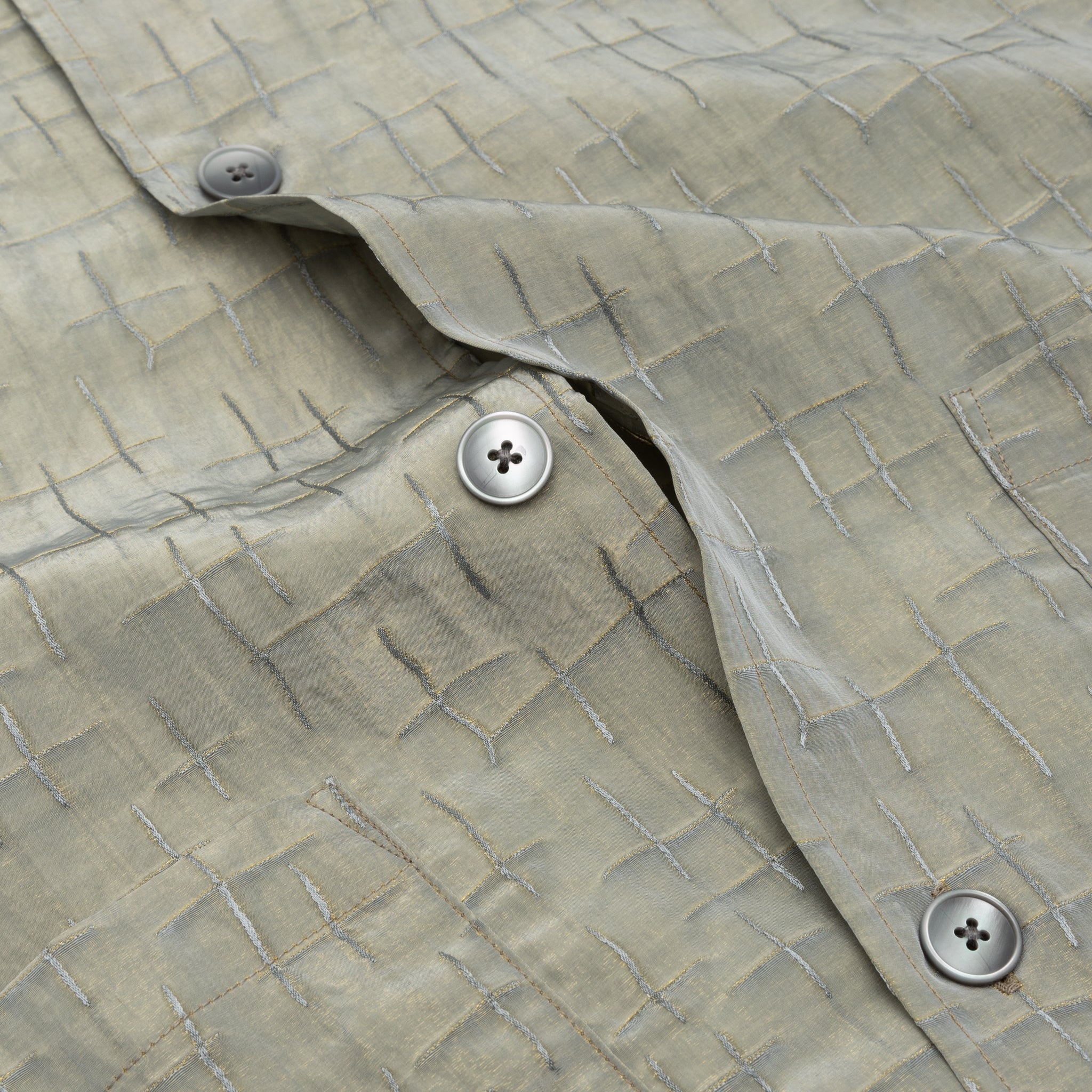 NEEDLES BRIGHT CLOTH CROSS CABANA SHIRT | REVERSIBLE