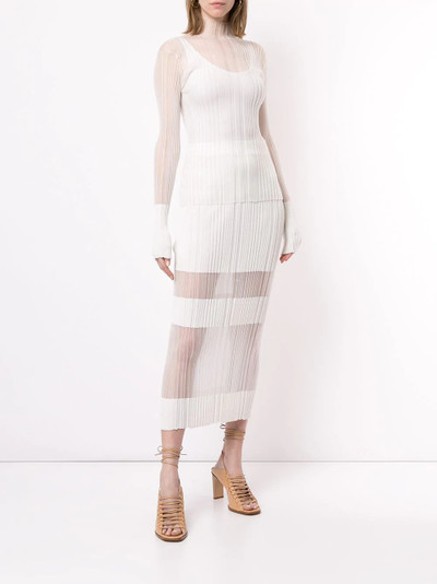 Dion Lee Opacity pleat top outlook