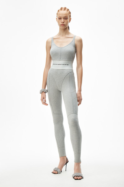 Alexander Wang logo elastic jumpsuit outlook