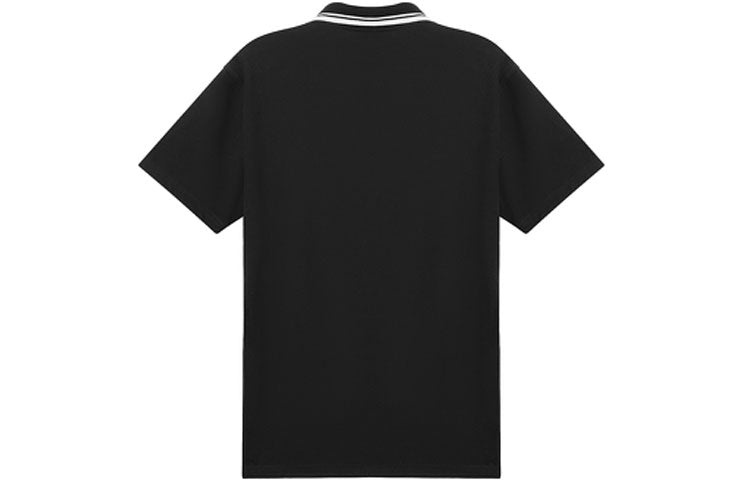 New Balance Classic Short Sleeve Polo Shirts 'Black White' AMT01983-BK - 2