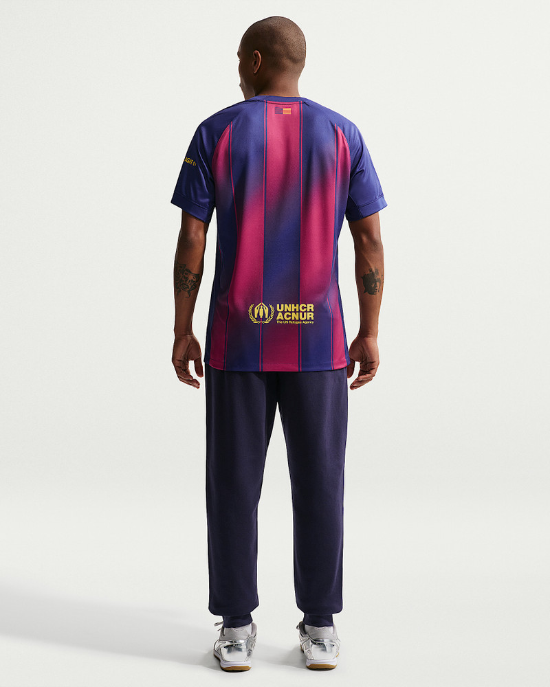 FC Barcelona 2025/26 Stadium Home Men's Nike Dri-FIT Soccer Replica Jersey 5