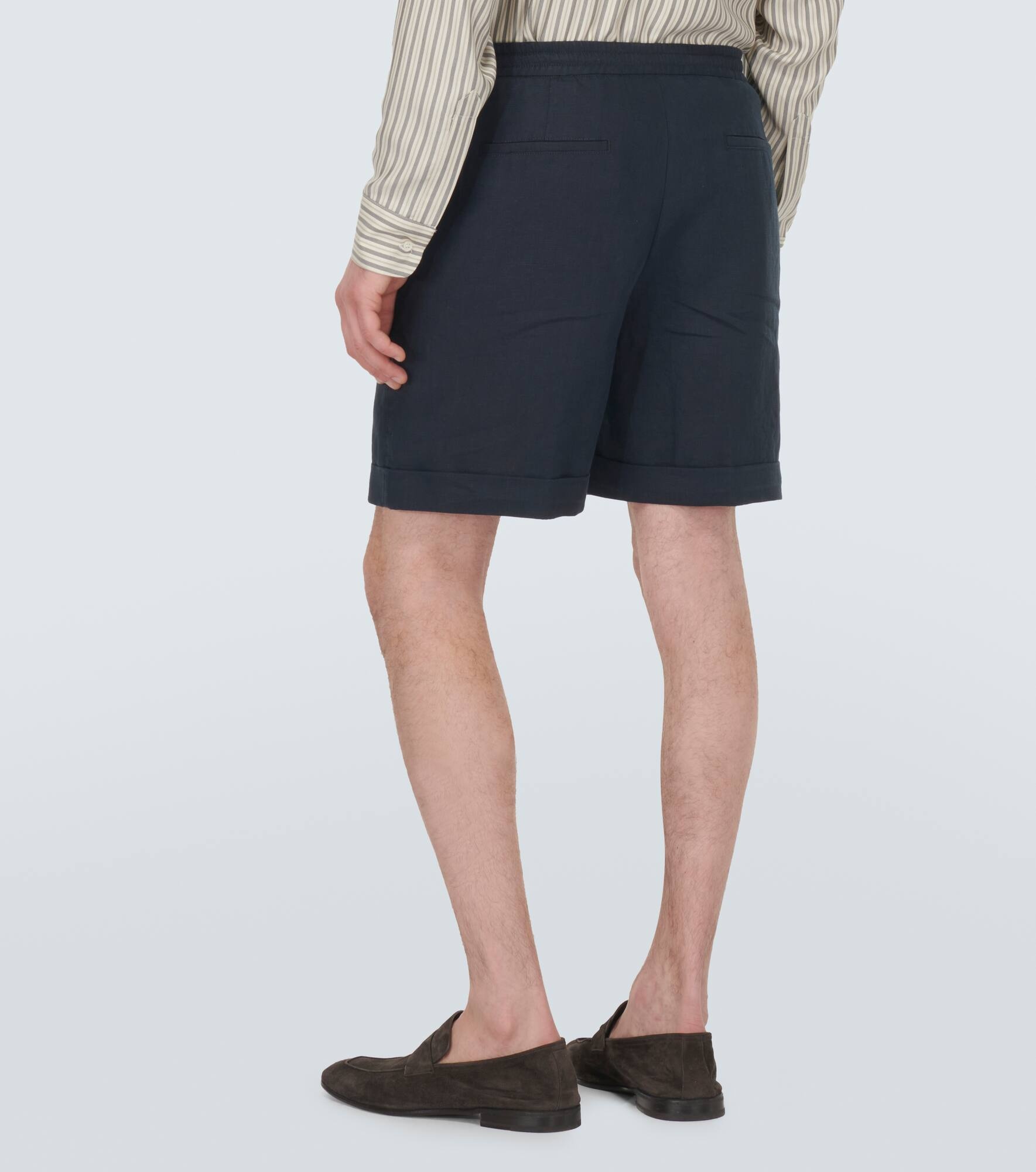Linen Bermuda shorts - 4