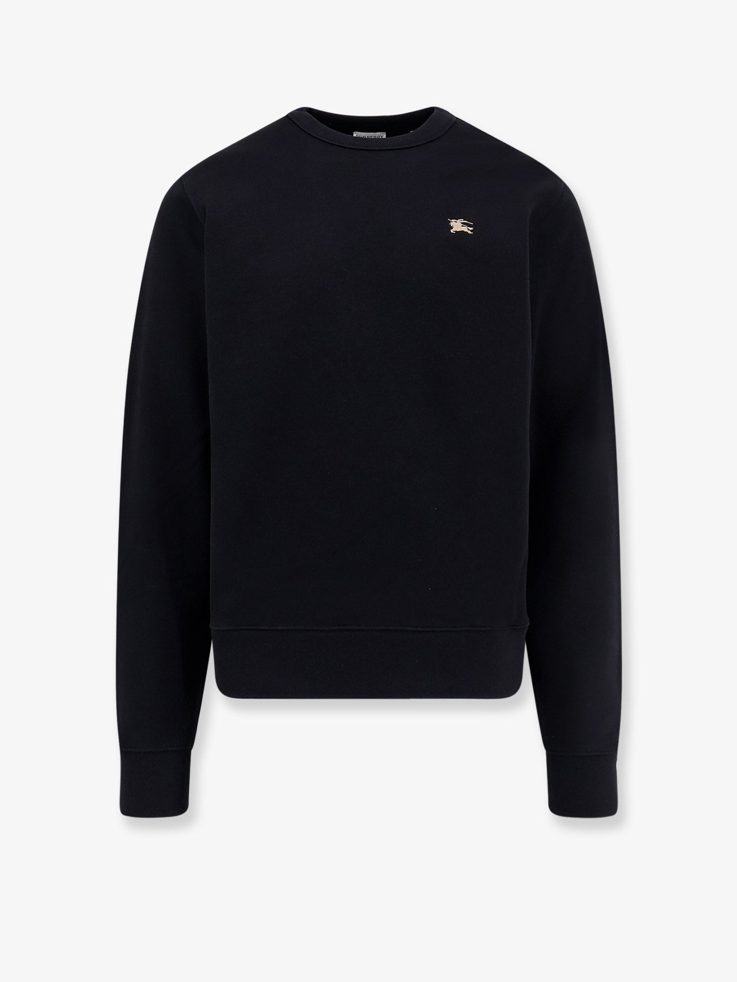 Burberry Cotton Sweatshirt With Logo Embroidery - 1