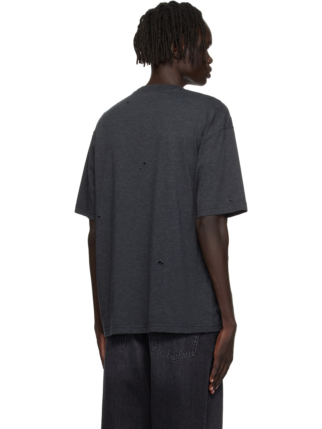 Black Logo Relaxed Fit T-shirt - 3