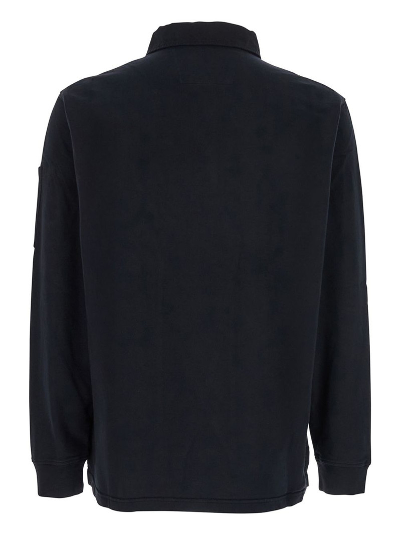 C.P. Company Lens-detail long-sleeved polo sweater outlook