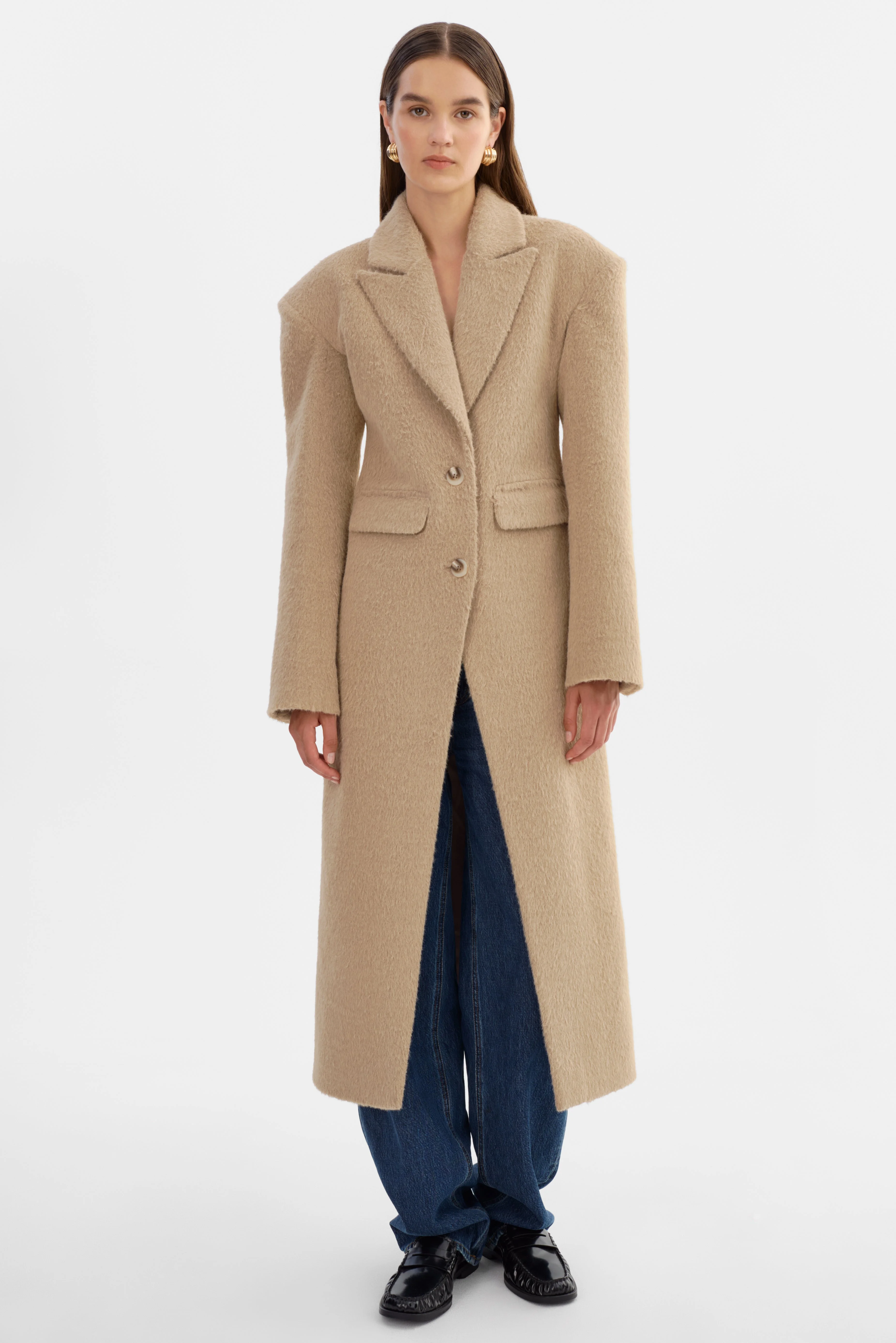 AALIYAH | Hourglass Textured Coat - 1